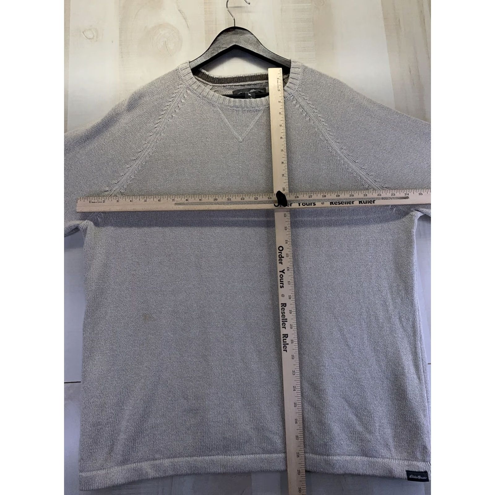 Eddie Bauer Eddie Bauer Mens Crew Neck Knit Sweater XL NWT Beige Cotton Pullover Sweater Size US XL / EU 56 / 4 - 4 Thumbnail