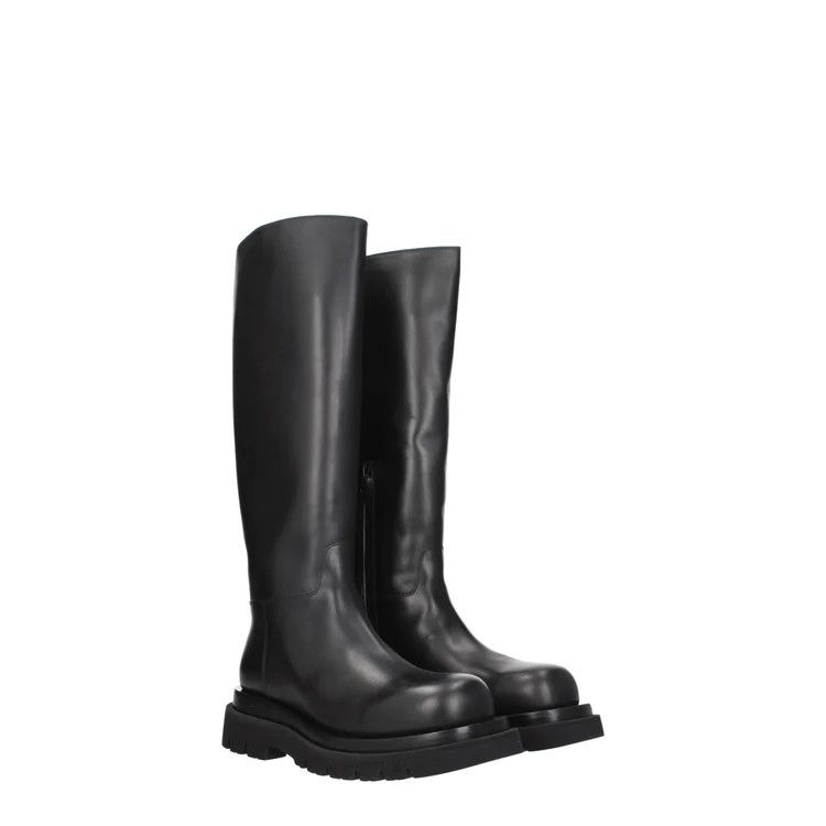 Bottega Veneta ob1o1e0724 Women Leather Boots in Black Size US 11 / IT 41 - 2 Thumbnail
