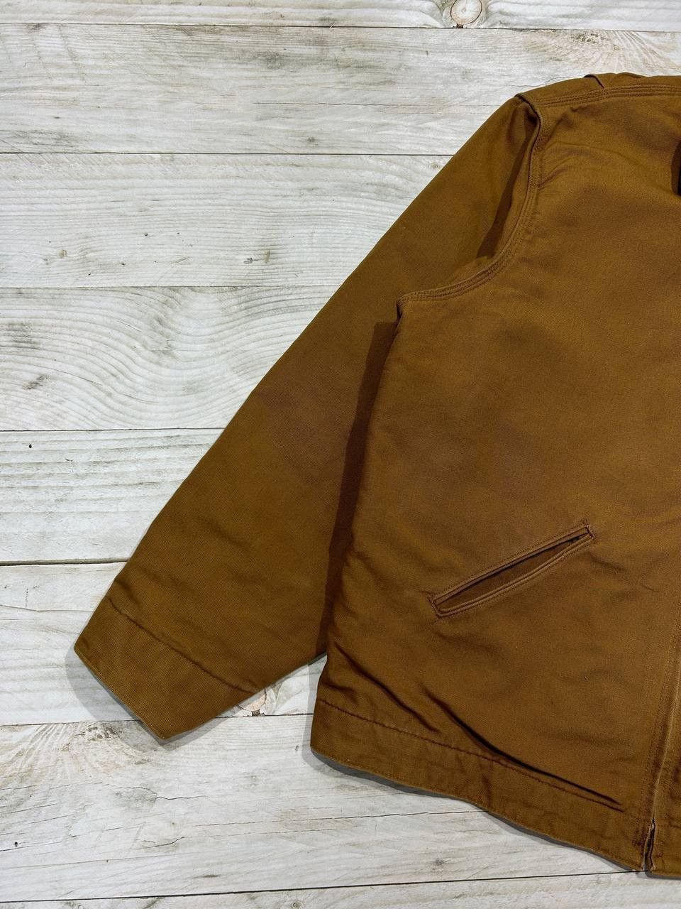 Carhartt Vintage Carhartt Detroit Jacket Work 90s Orenge/Brown Size US XXL / EU 58 / 5 - 14 Thumbnail