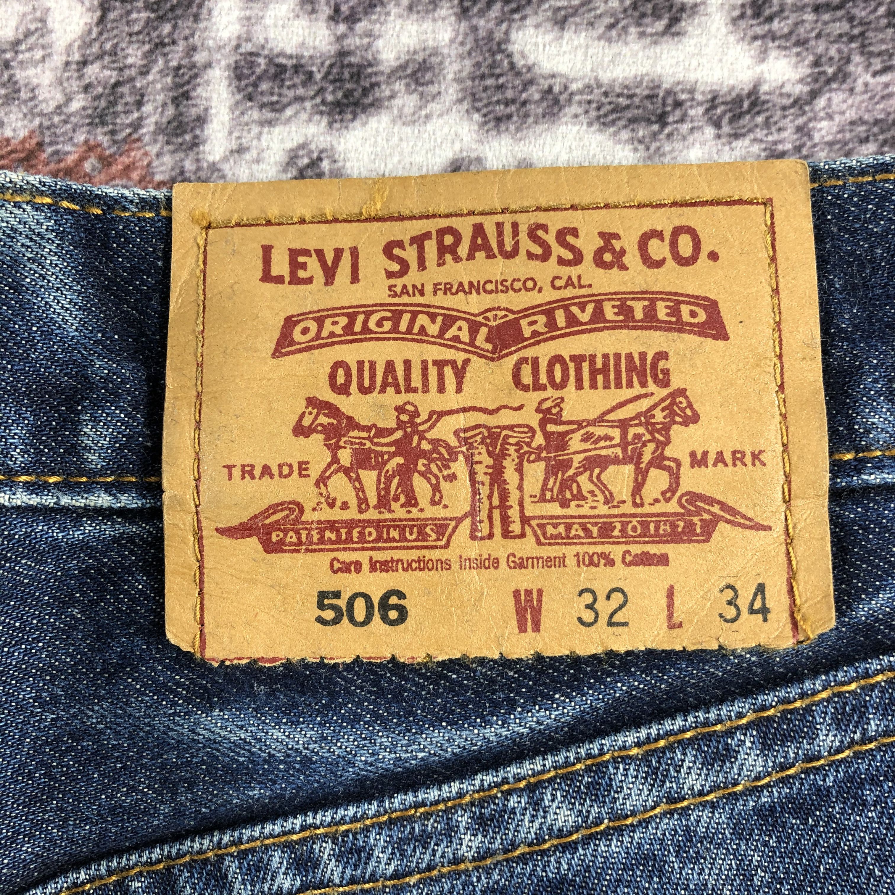 Levi's × Vintage 90s Vintage Blue Wash Levis 506 Jeans-JM2799 Size US 33 - 7 Thumbnail