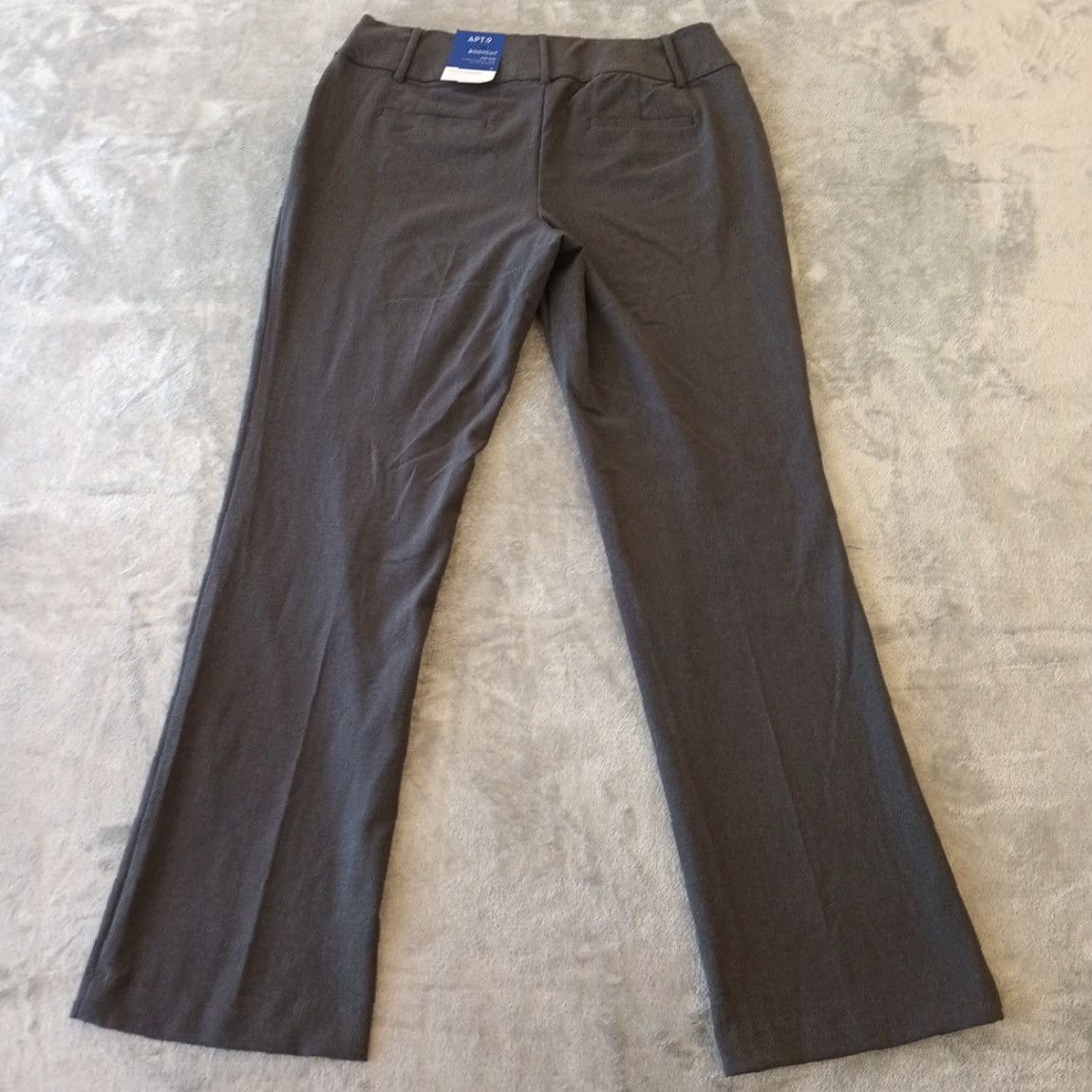 Apt. 9 Apt. 9 Dress Pants Womens Size 12 Gray Bootcut Tummy Control 33x30.5 New Size 34" / US 12 / IT 48 - 2 Thumbnail