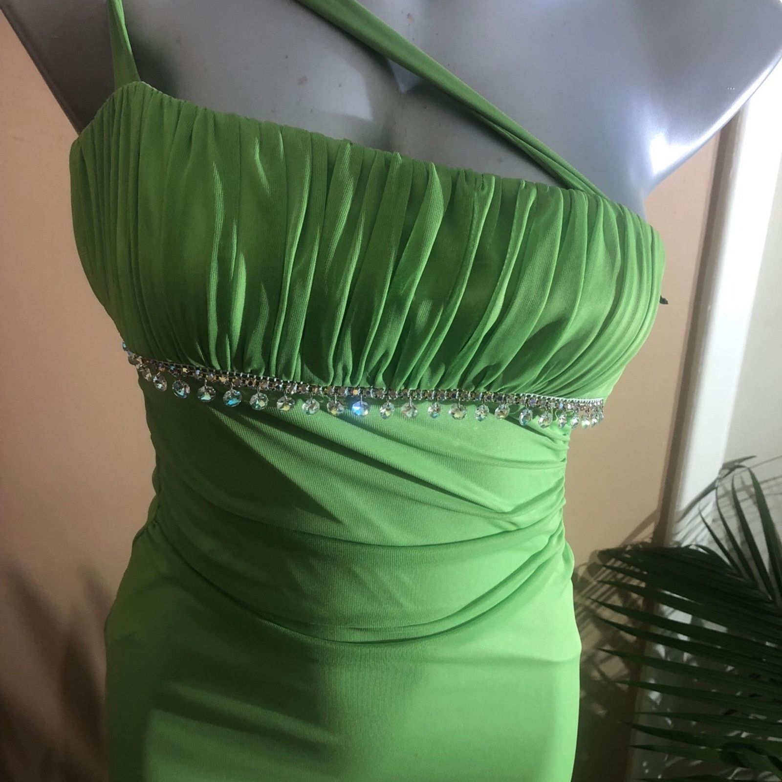Other Dress Gown Drape Style Green Goddess Size S / US 4 / IT 40 - 3 Thumbnail