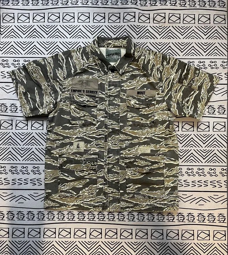 Wtaps Wtaps Tiger stripe camouflage short sleeve shirt Size US XL / EU 56 / 4 - 1 Thumbnail