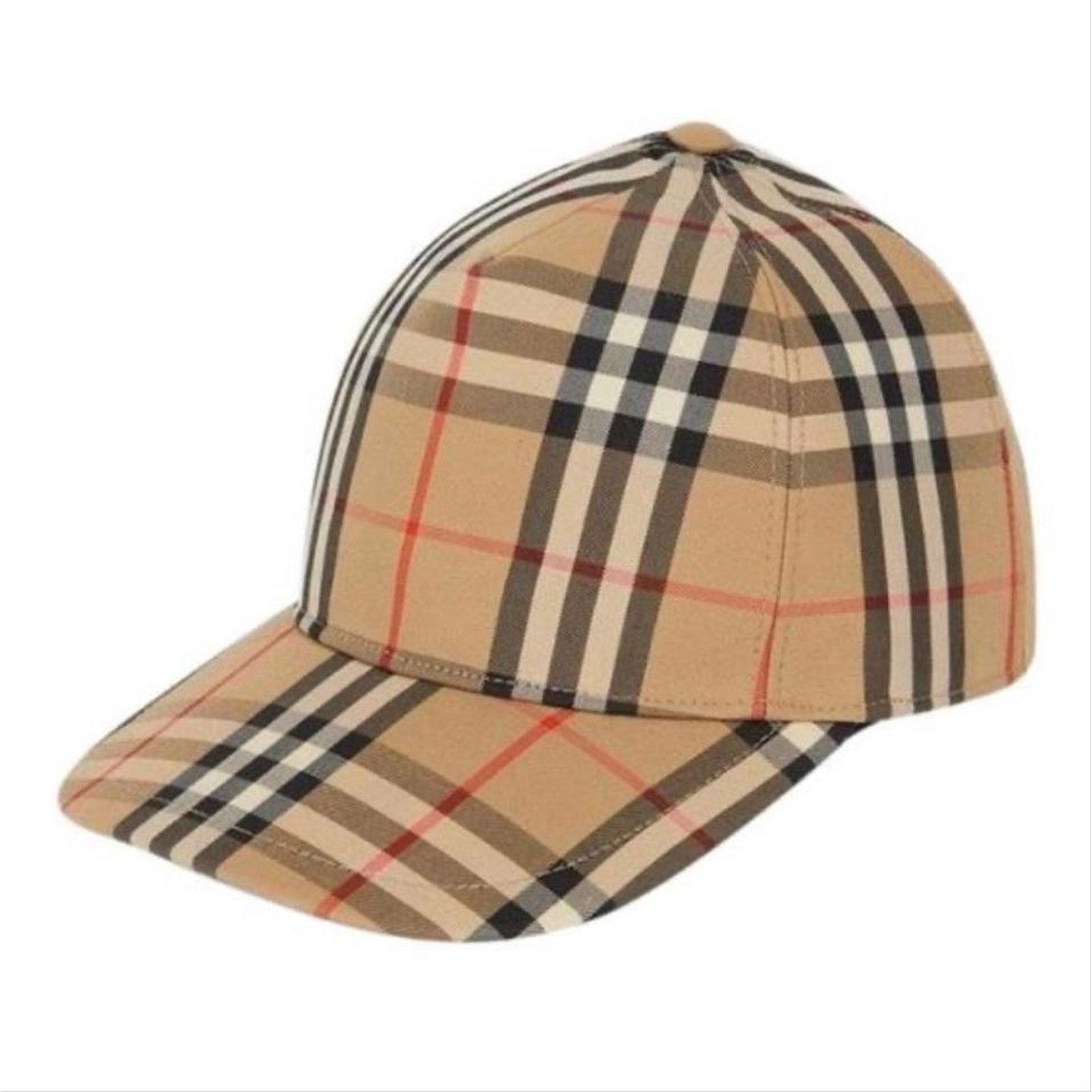 Burberry BURBERRY check logo baseball hat Size ONE SIZE - 1 Thumbnail