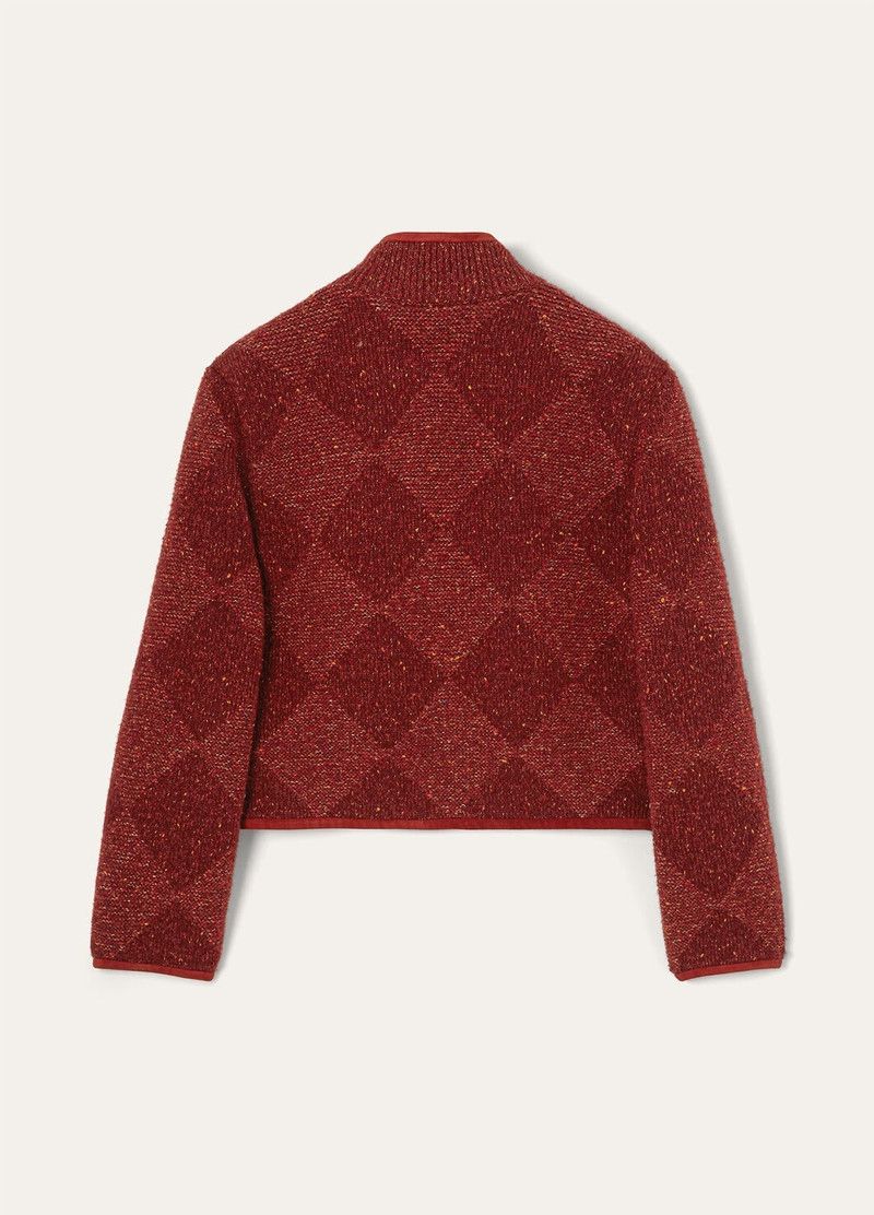 Loro Piana o1srvl11e0526 FAO9792 Cernobbio Jacket in Red Size L / US 10 / IT 46 - 6 Thumbnail