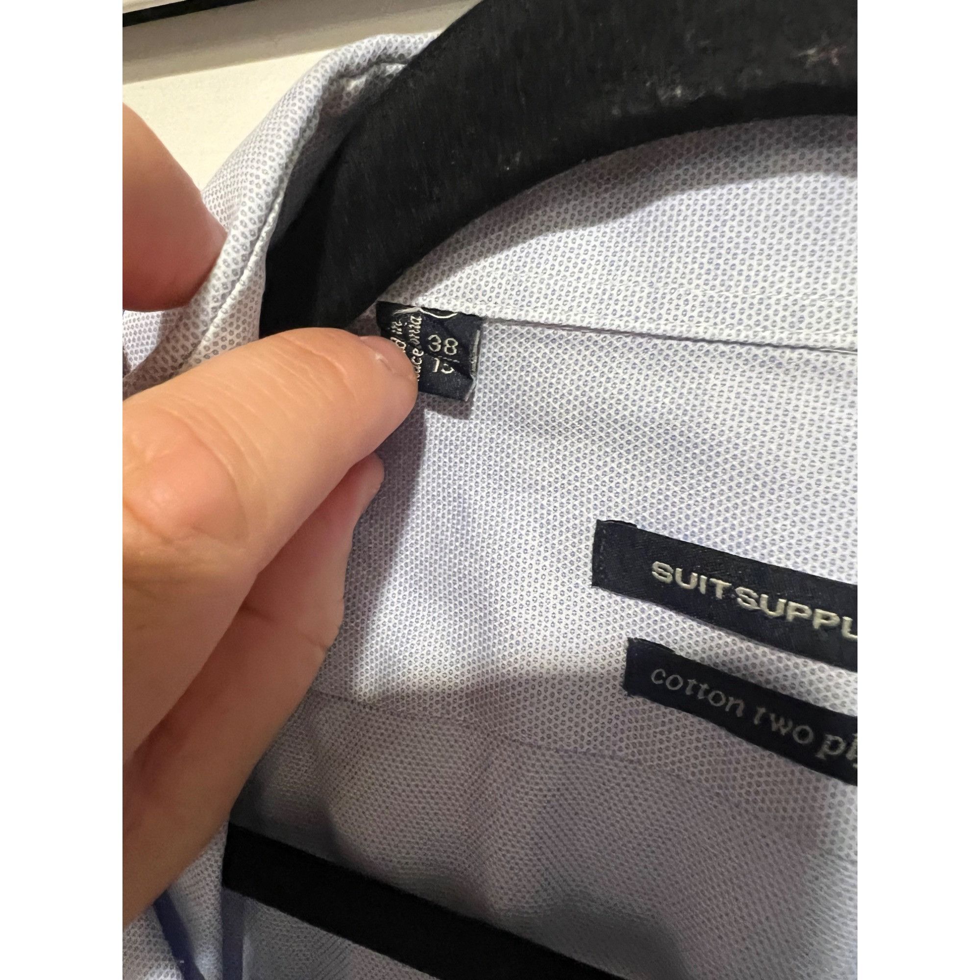 Suitsupply Suit Supply Long Sleeve Button Up Shirt - Size 15 Size US S / EU 44-46 / 1 - 3 Thumbnail