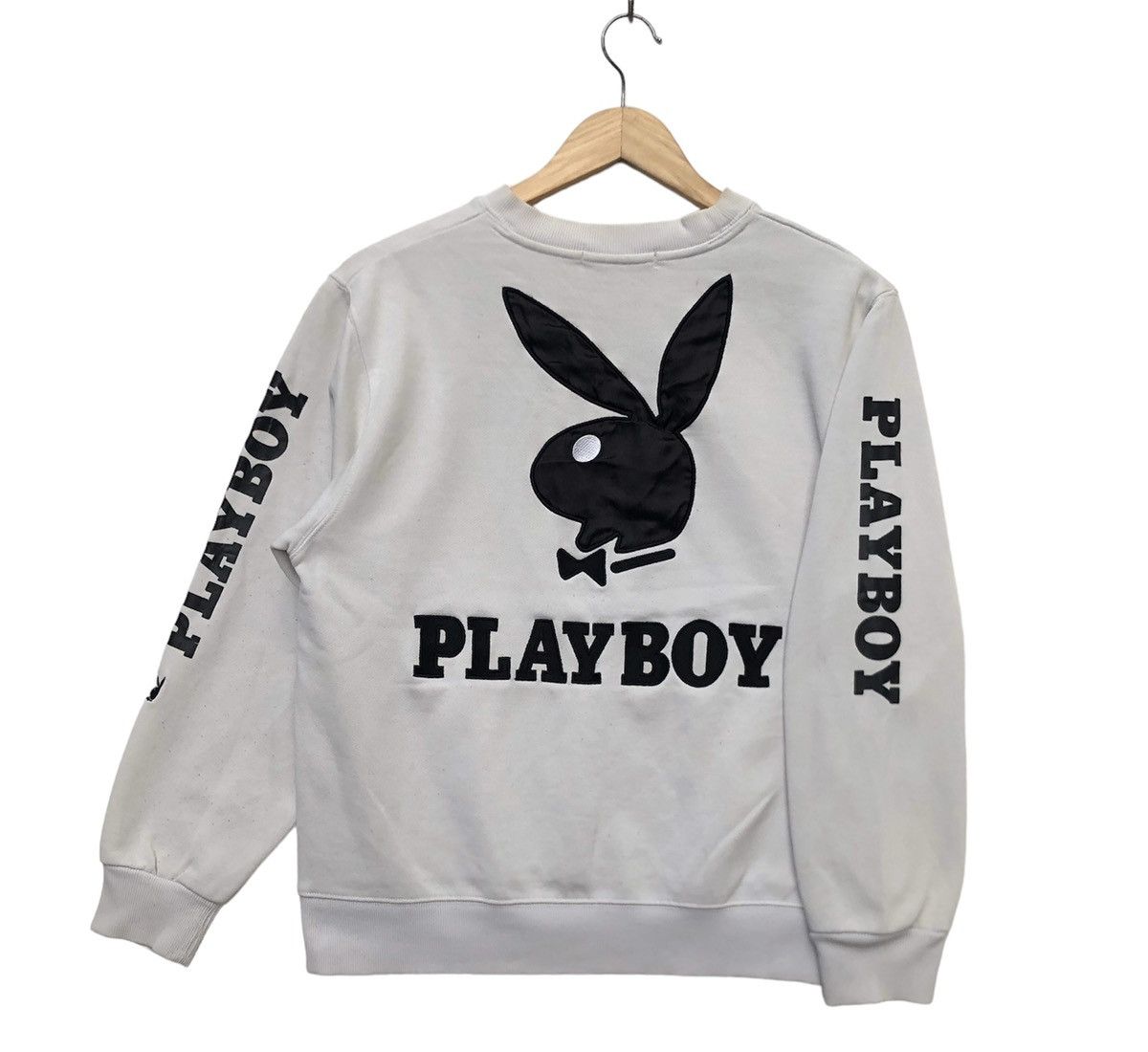 Playboy Vintage 90s Playboy Bunny Logo Embroidered Sweatshirt | XS Size US XS / EU 42 / 0 - 3 Thumbnail