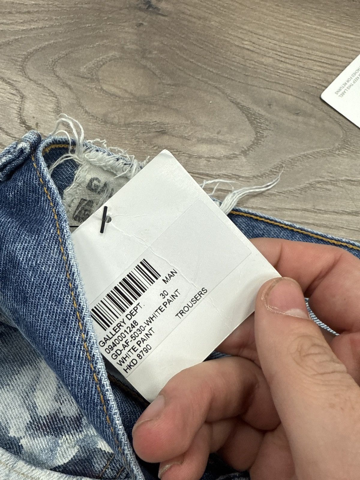 Gallery Dept. Gallery dept bleached denim 30 rare style size Size US 30 / EU 46 - 5 Thumbnail