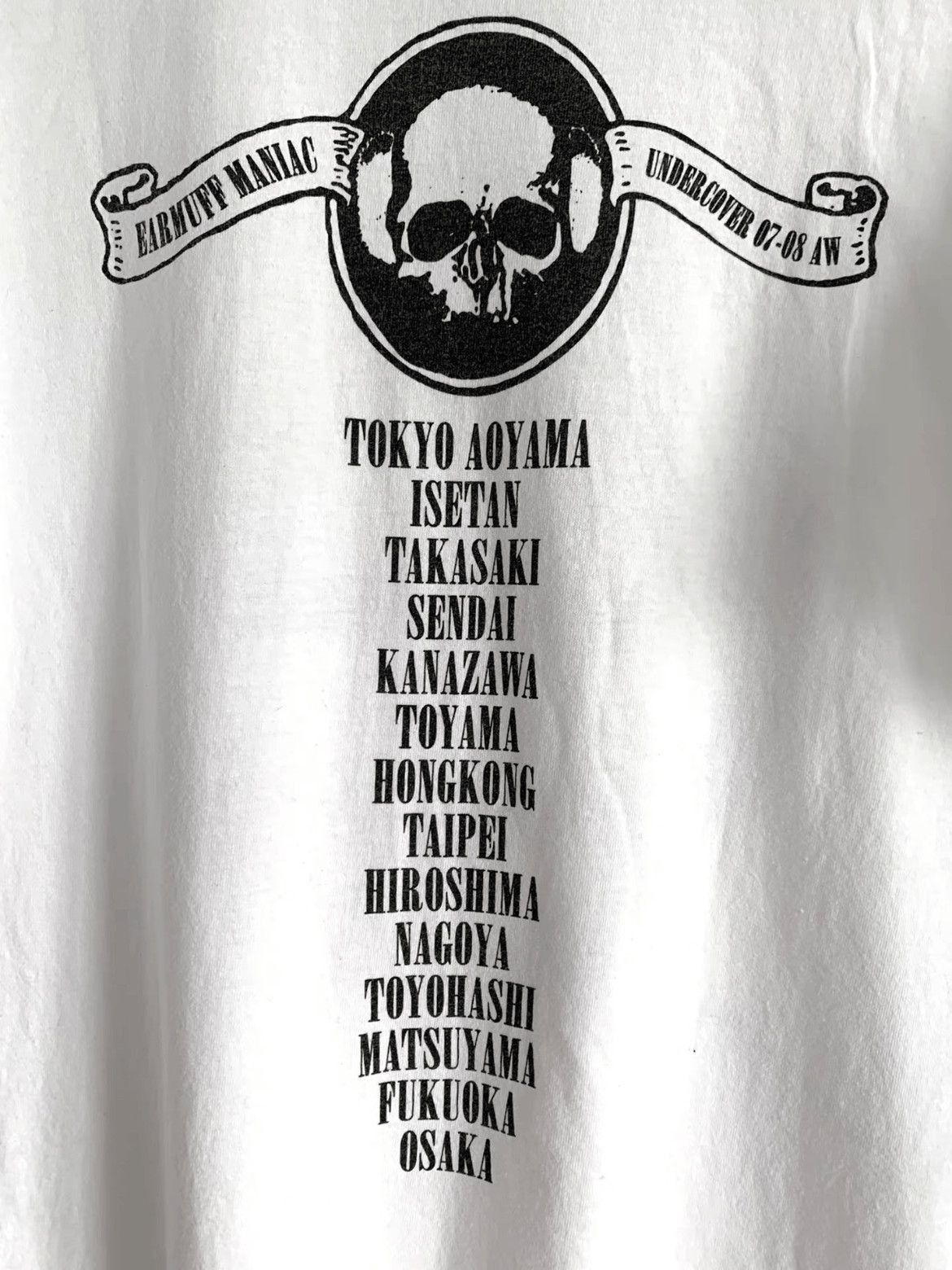 Undercover Undercover 09AW Earmuff Maniac Figure Print Tee-2508 Size US L / EU 52-54 / 3 - 5 Thumbnail