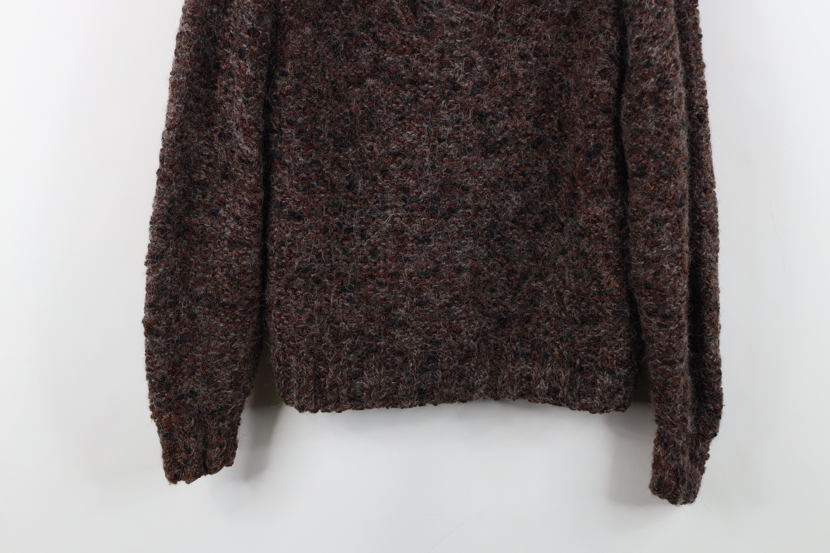 Vintage Vintage 60s Streetwear Mohair Wool Knit Collared Sweater Size S / US 4 / IT 40 - 3 Thumbnail
