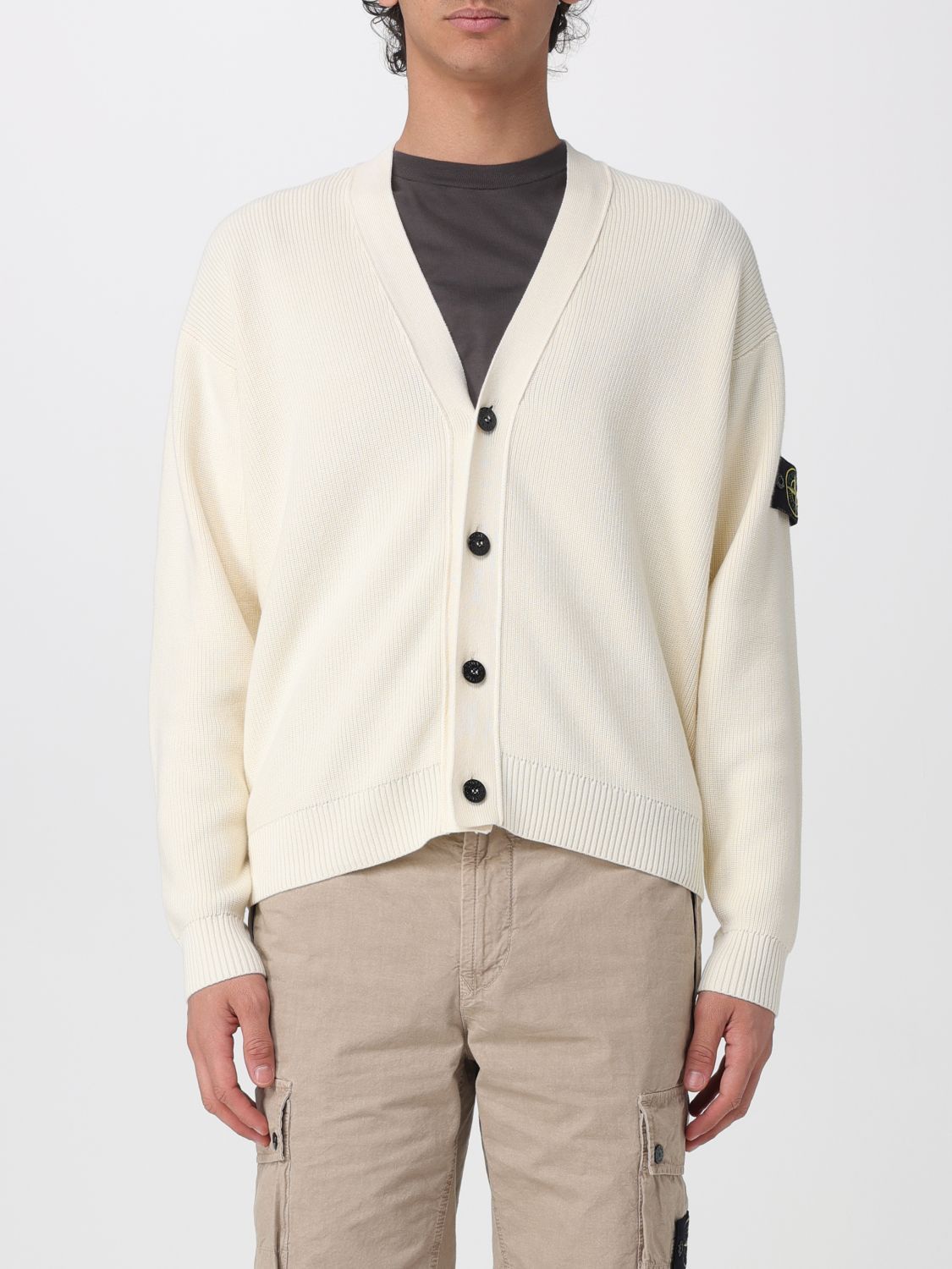 Stone Island Stone Island Sweater Men White Size US XL / EU 56 / 4 - 1 Thumbnail