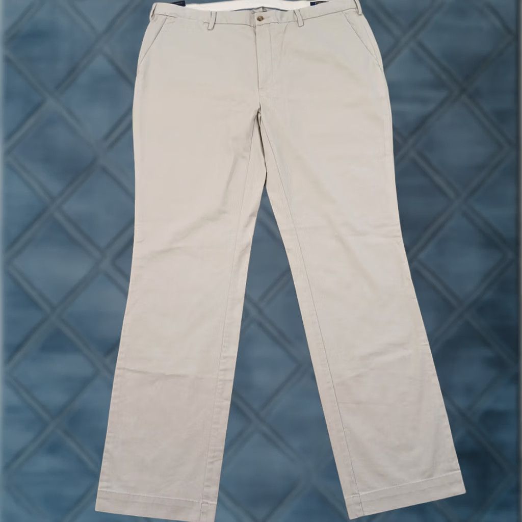 Polo Ralph Lauren Polo Ralph Lauren Chino Pants Mens 42 Tall Beige Classic Fit Stretch New Size US XL / EU 56 / 4 - 1 Thumbnail