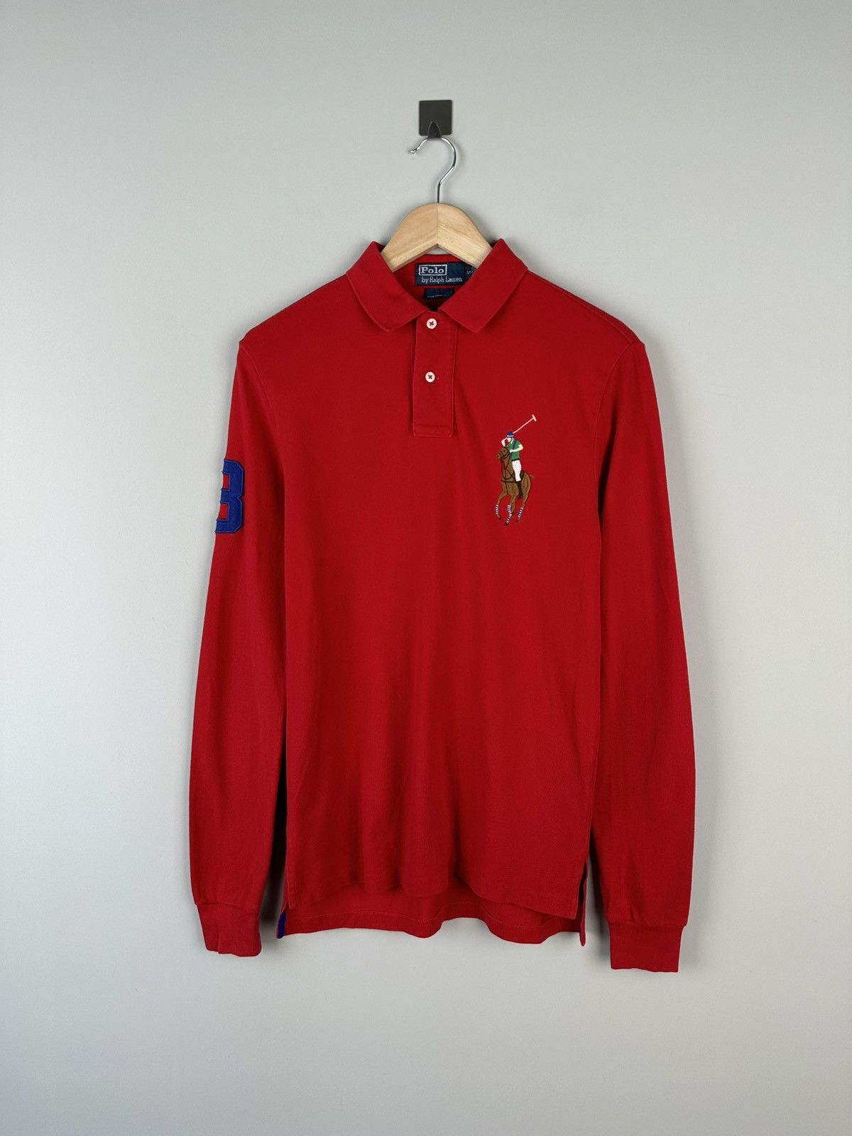 Polo Ralph Lauren × Rugby Ralph Lauren × Vintage Vintage 90s Polo Ralph Lauren Y2k Rugby Shirt Big Pony Size US S / EU 44-46 / 1 - 2 Thumbnail