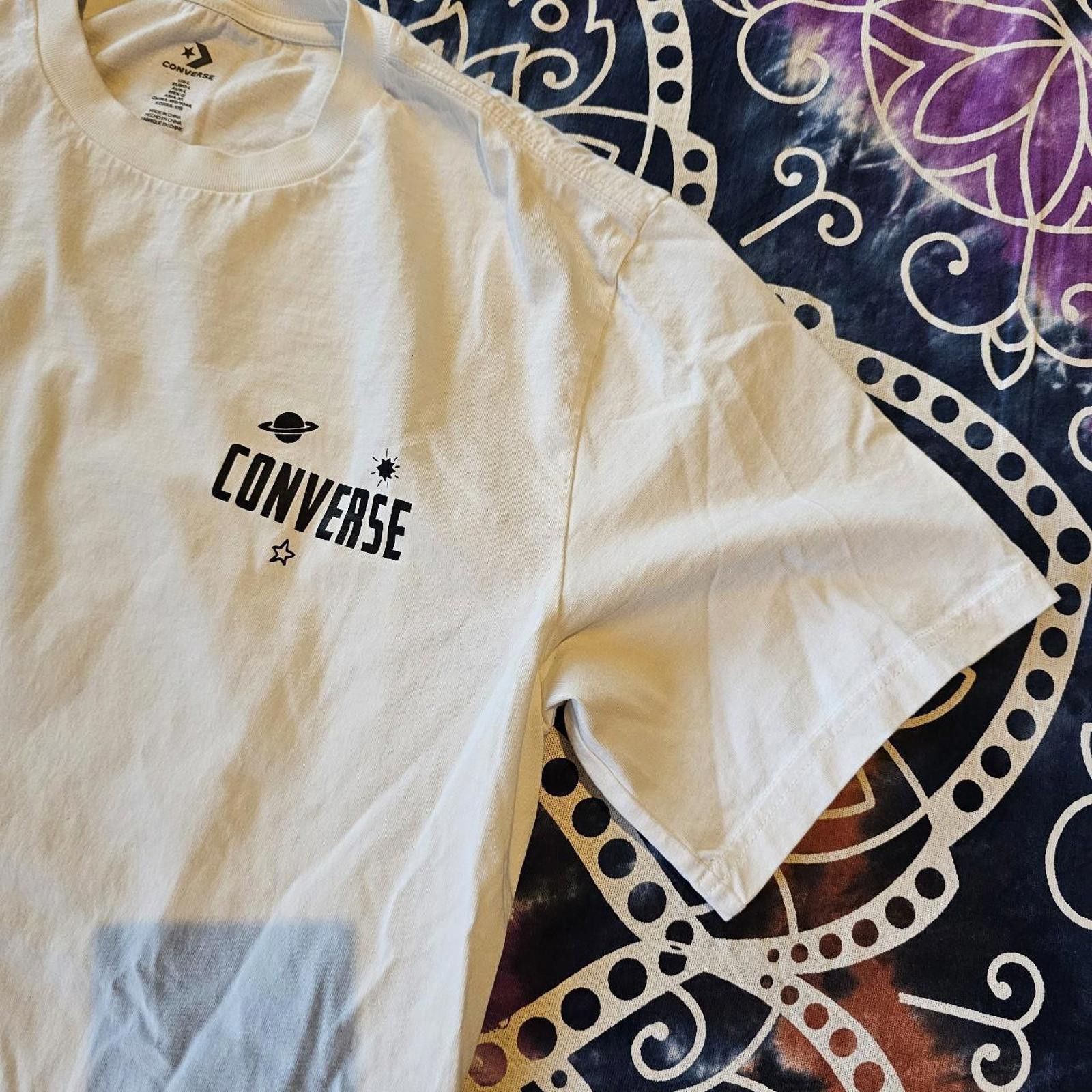 Converse Converse Black and White Tshirt Size US L / EU 52-54 / 3 - 4 Thumbnail