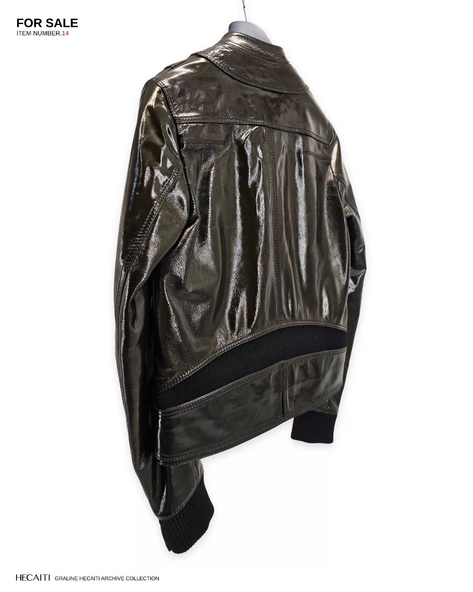 Dior Dior Homme 05FW KVA Napoleon Lacquered Armor Jacket 44 Size US S / EU 44-46 / 1 - 6 Thumbnail