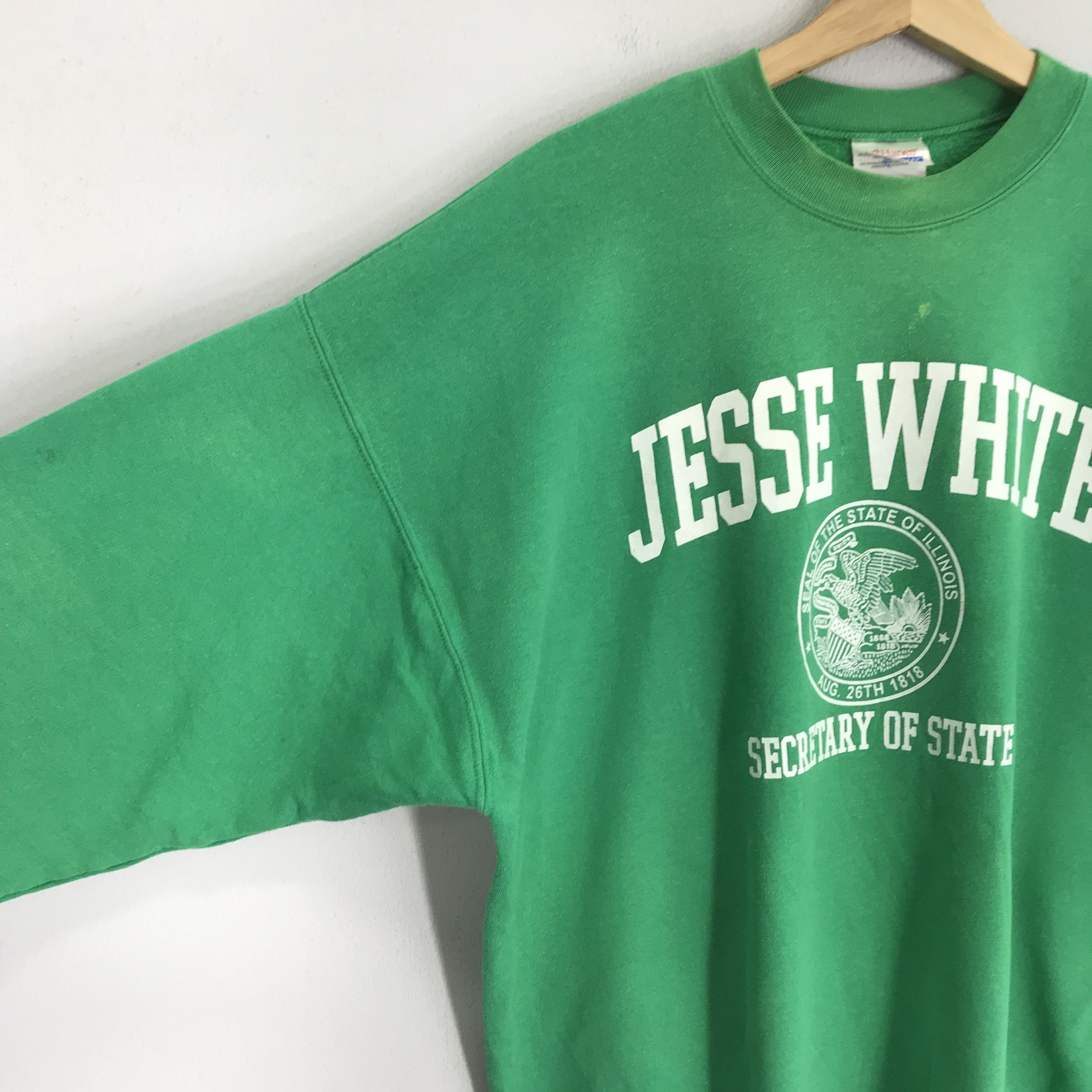 Hanes vintage hanes jesse white sweatshirt - 170 Size US XL / EU 56 / 4 - 4 Thumbnail