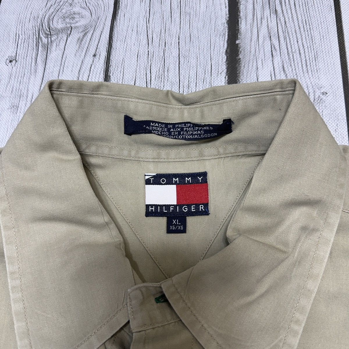 Tommy Hilfiger × Vintage Vintage Tommy Hilfiger shirt Size US XL / EU 56 / 4 - 4 Thumbnail