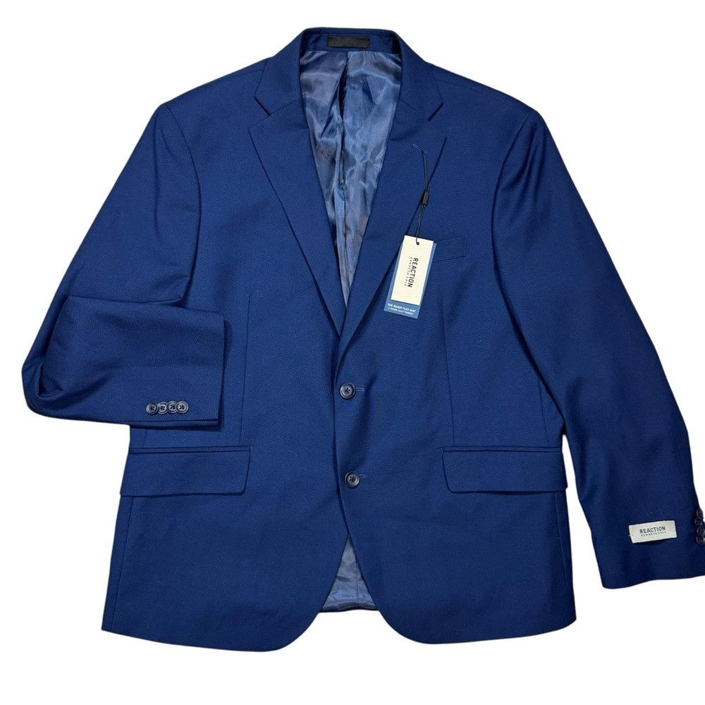 Kenneth Cole NWT New Kenneth Cole Ready Flex Suit Separate Blue Jacket S Size 44S - 2 Thumbnail
