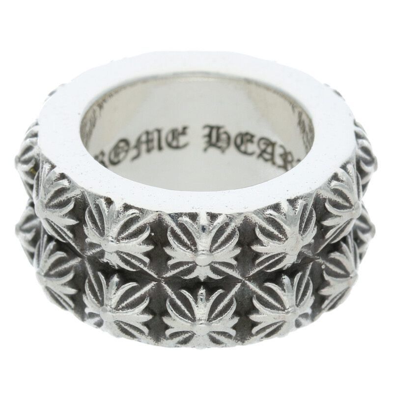Chrome Hearts Chrome Hearts Pete Punk Double Row Silver Ring Size ONE SIZE - 1 Thumbnail