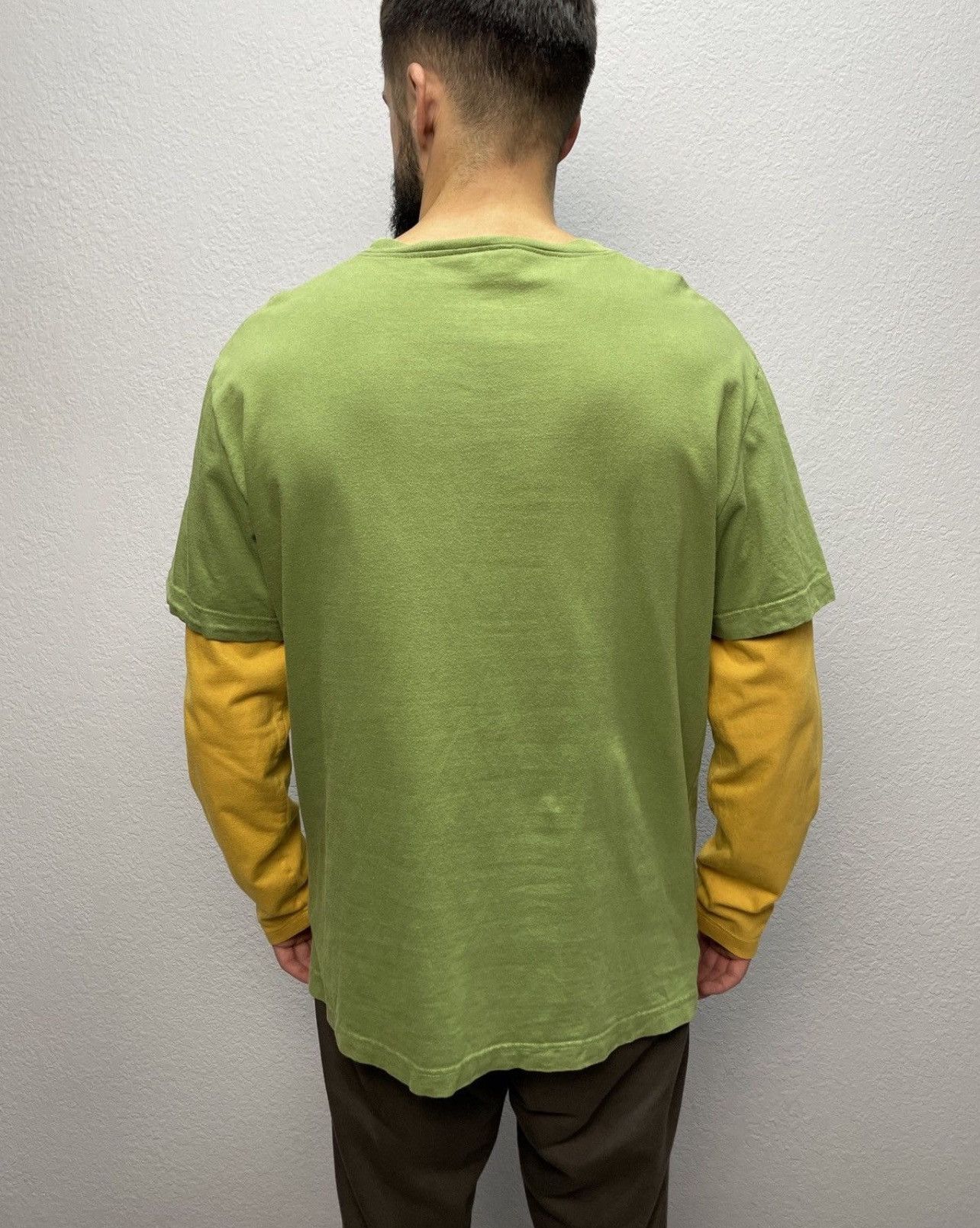 Japanese Brand Vintage 00s Okinawa Dragon Graphic Layered Longsleeve Tee Size US L / EU 52-54 / 3 - 11 Thumbnail