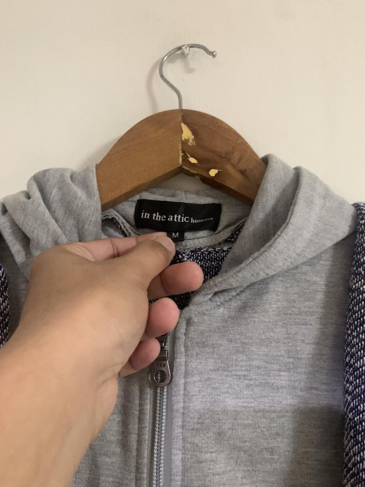 In The Attic × Japanese Brand × Vintage In The Attic Homme Double Layer Hooded Jacket Size US M / EU 48-50 / 2 - 6 Thumbnail