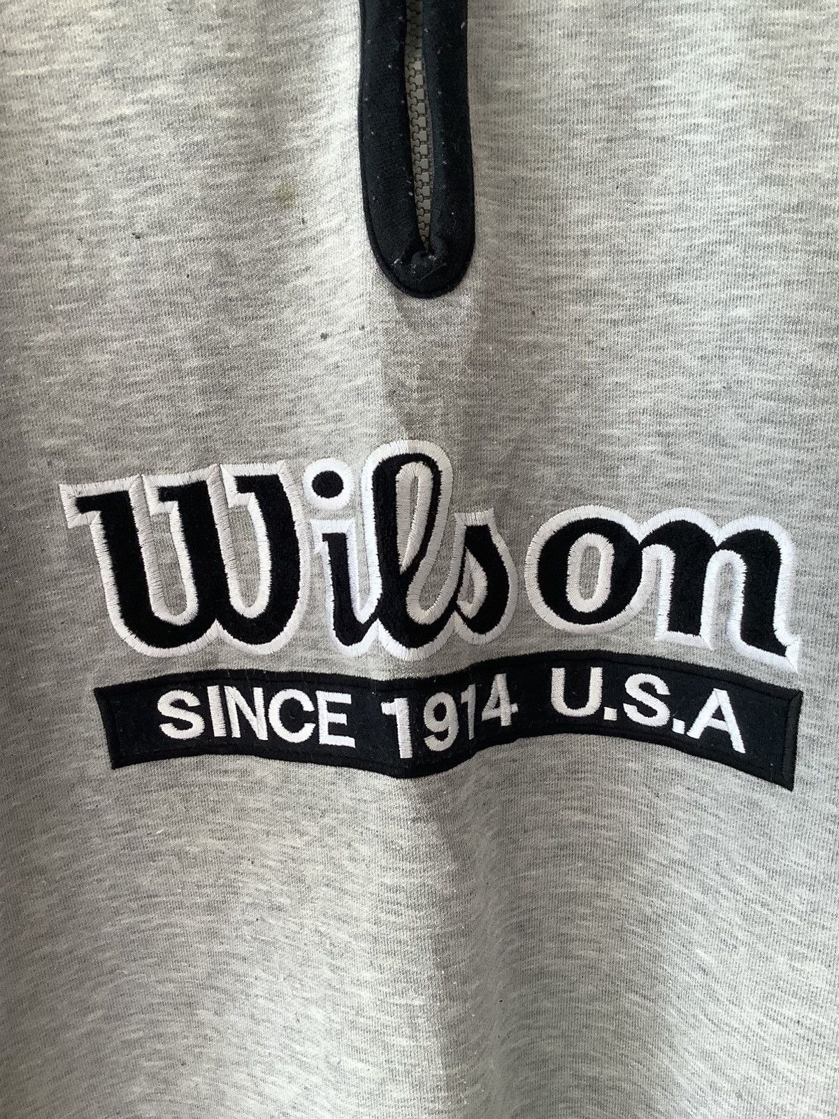 Vintage × Wilson Wilson Pro Staff Half Zip Size US L / EU 52-54 / 3 - 3 Thumbnail