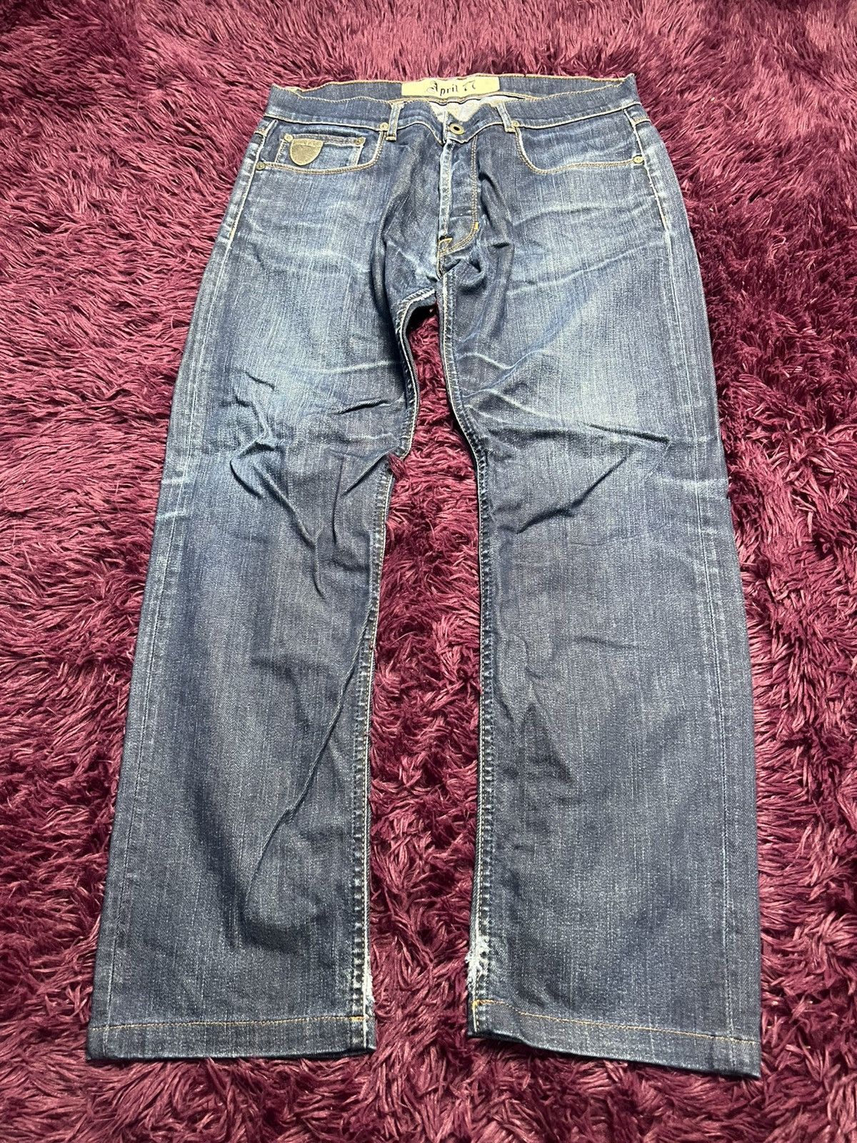 April 77 April 77 Joey Overdrive Blue Raw Denim Jeans (45) Size US 31 - 1 Thumbnail