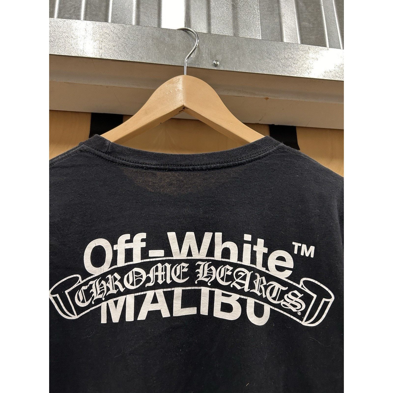 Chrome Hearts Chrome Hearts x Off White Malibu 2016 Pocket T Shirt Medium Size US M / EU 48-50 / 2 - 6 Thumbnail
