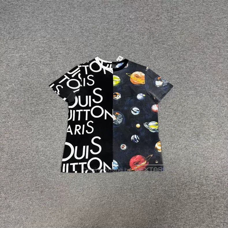Louis Vuitton Louis Vuitton Planet Patchwork Short Sleeves Size US S / EU 44-46 / 1 - 1 Thumbnail