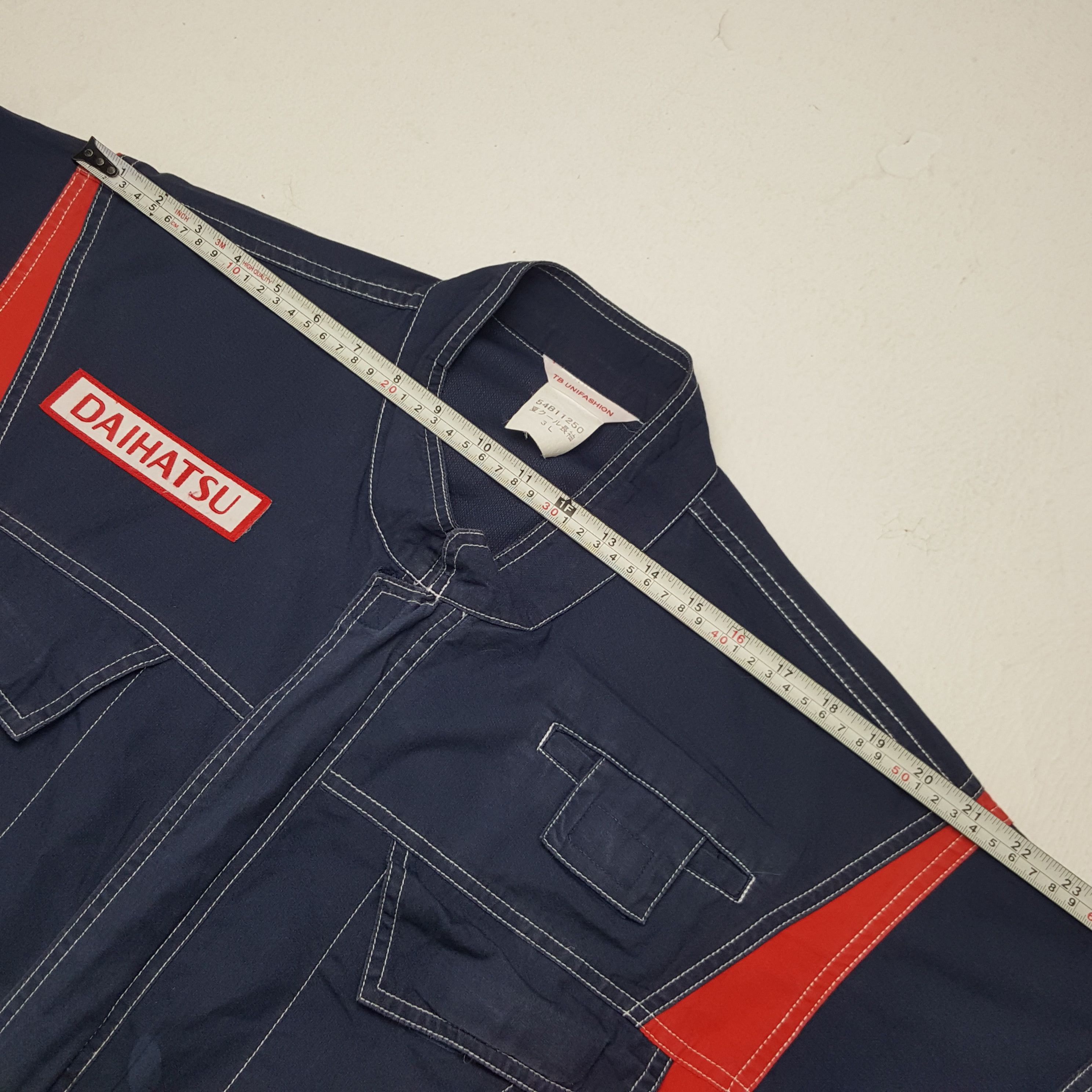Japanese Brand × Sports Specialties × Vintage Vintage Daihatsu Racing Worker Jumpsuit Coverall Jacket Size US XL / EU 56 / 4 - 10 Thumbnail