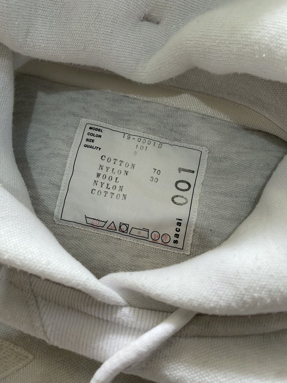 Sacai Sacai AW19 Melting Pot Hoodie Size US S / EU 44-46 / 1 - 4 Thumbnail