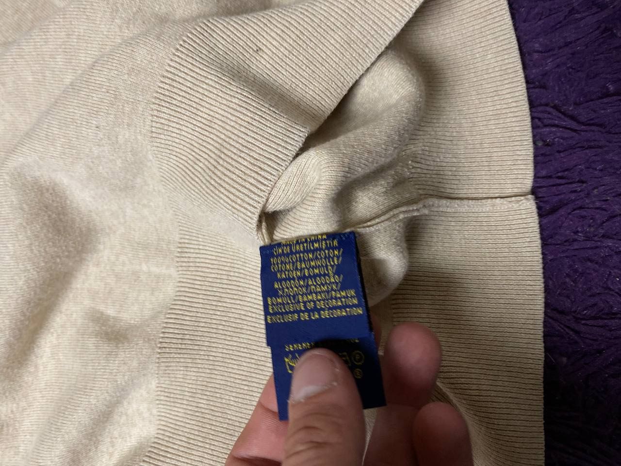 Polo Ralph Lauren Vintage Polo Ralph Lauren V-Neck Sweater Size L Size US L / EU 52-54 / 3 - 5 Thumbnail