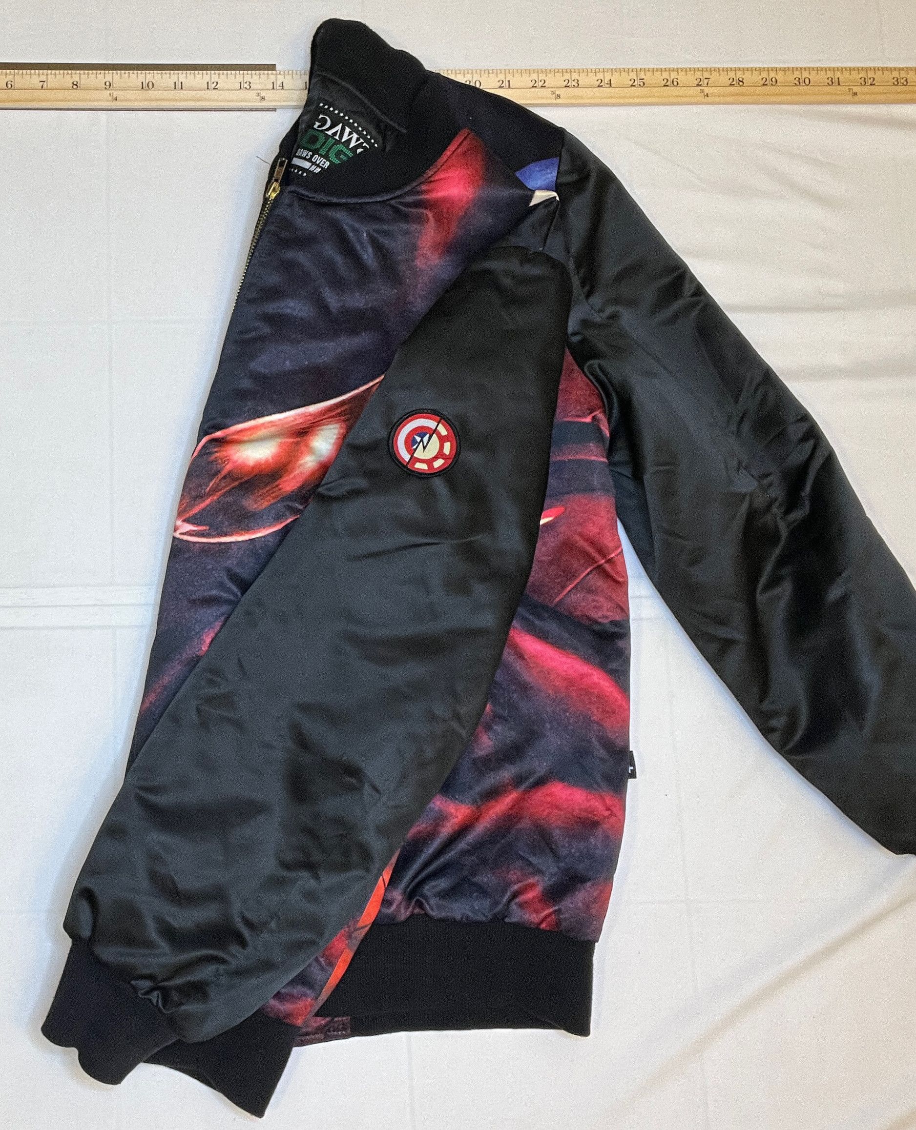 Marvel Comics Digi GAWS Over SWAG Spiderman /Captain America Bomber Jacket Size US L / EU 52-54 / 3 - 5 Thumbnail