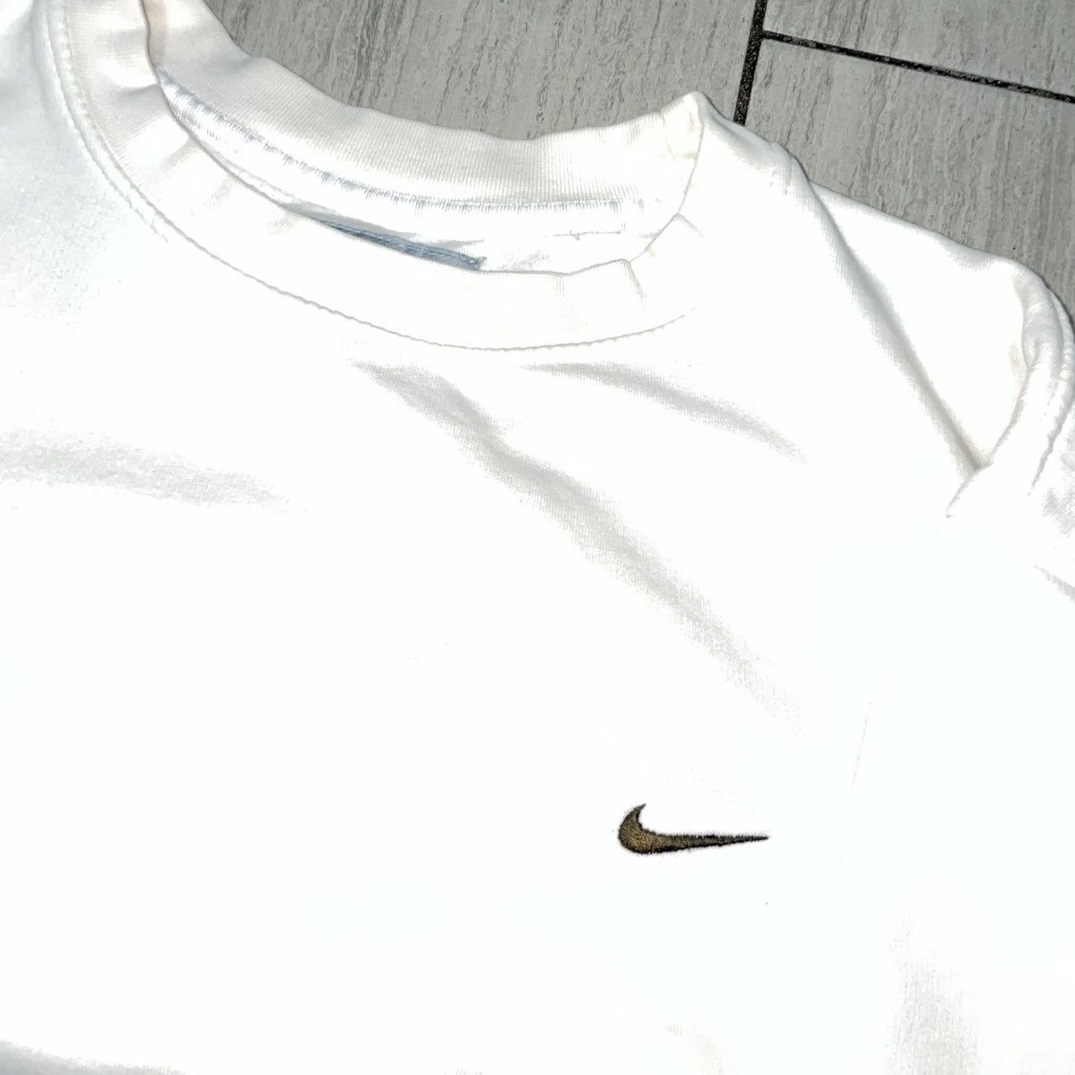 Nike Nike Cream Y2K Silver Tag Crewneck Size US L / EU 52-54 / 3 - 2 Thumbnail
