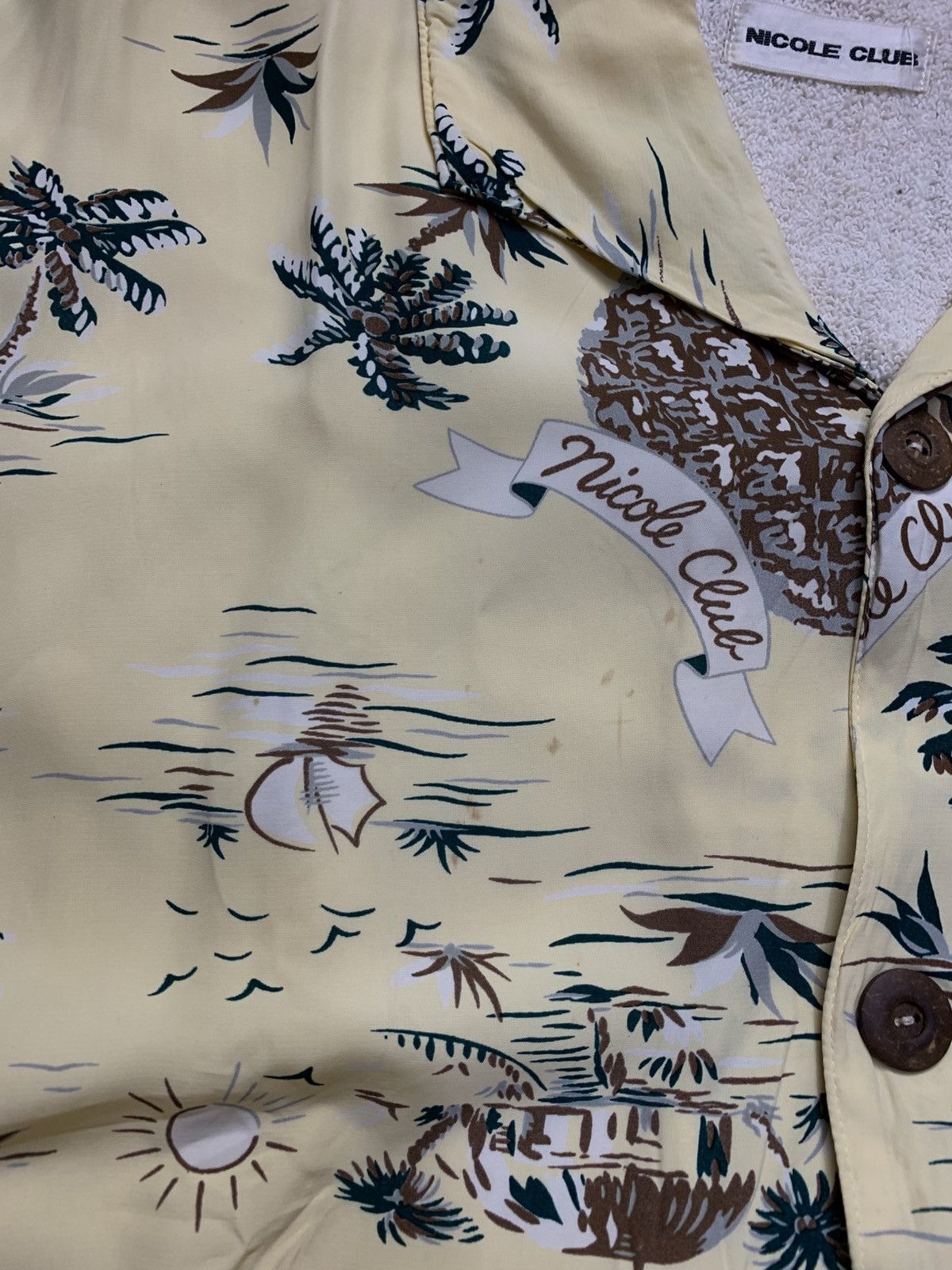 Nicole Club 🐍SOLD 🐍Vintage Nicole Club Hawaiian Shirt Boxy Fit Size US M / EU 48-50 / 2 - 9 Thumbnail