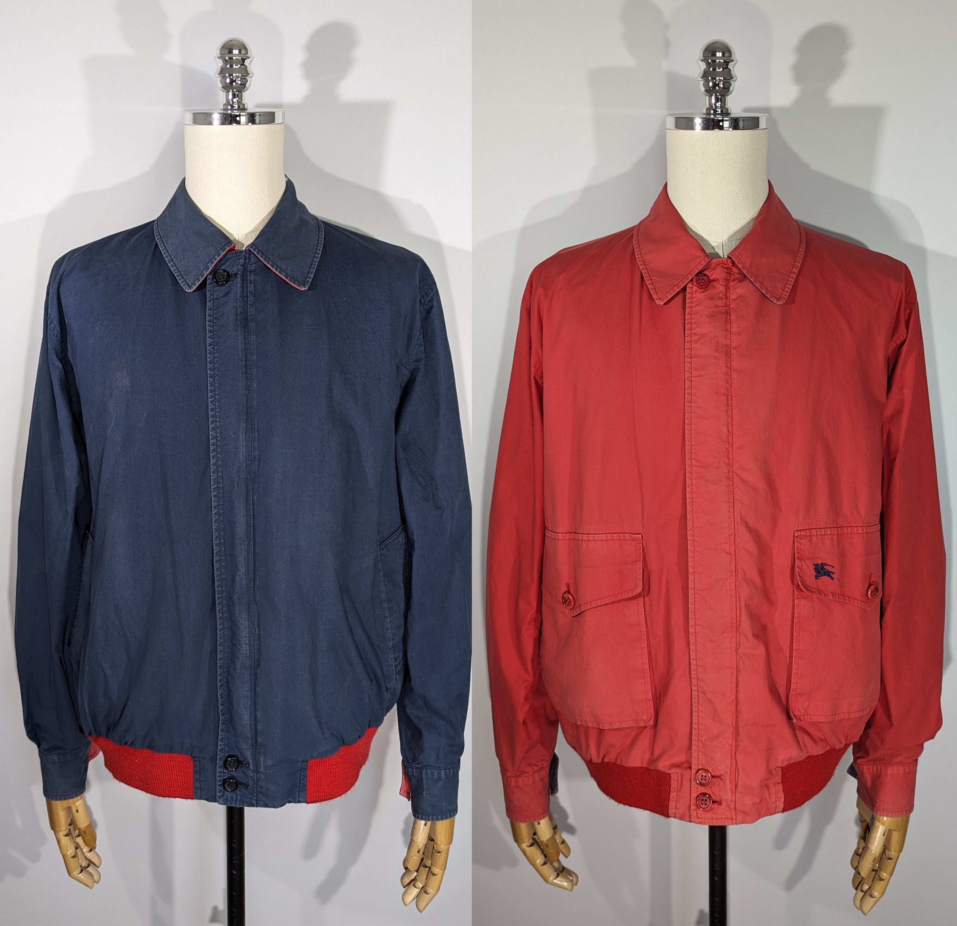 Burberry Vintage Burberrys Double-Sided Bomber Jacket England Luxury Size US XL / EU 56 / 4 - 1 Thumbnail