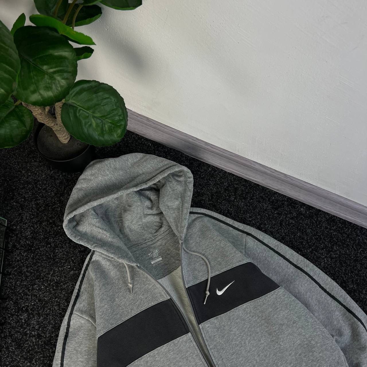 Nike Nike zip hoodie vintage mini swoosh boxy fit y2k techwear Size US XXL / EU 58 / 5 - 2 Thumbnail