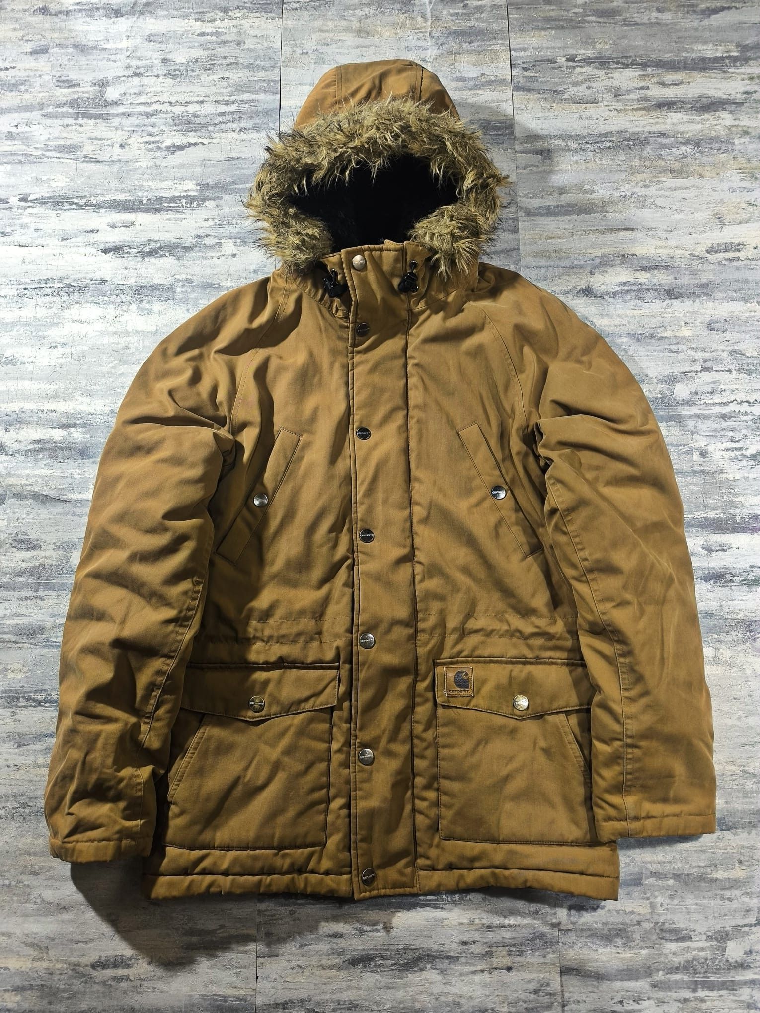 Carhartt Vtg Workwear Carhartt Trapper Parka FauxFur Winter Size US S / EU 44-46 / 1 - 10 Thumbnail