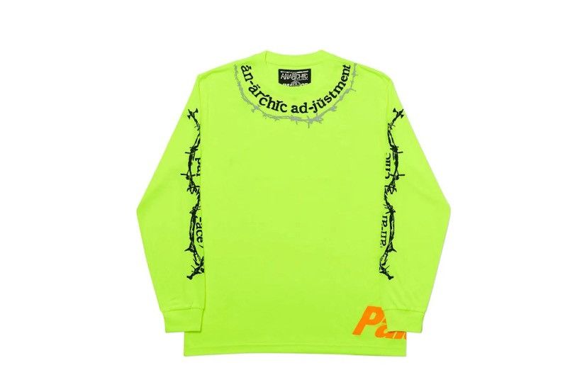Palace Palace Hypocrisy Long-sleeve Shirt Fluro Yellow Size US M / EU 48-50 / 2 - 9 Thumbnail