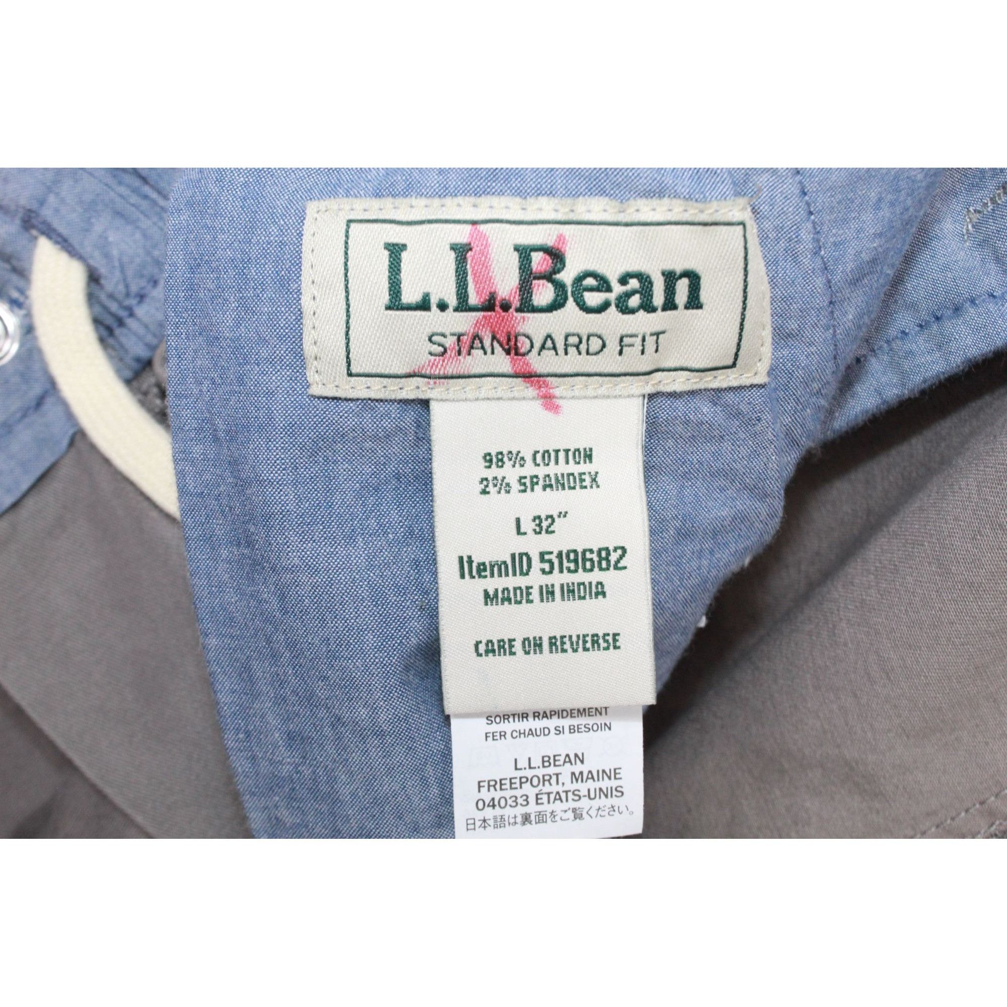 L.L. Bean LL Bean Lakewashed Stretch Waist Standard Fit Straight Leg Size US 32 / EU 48 - 7 Thumbnail