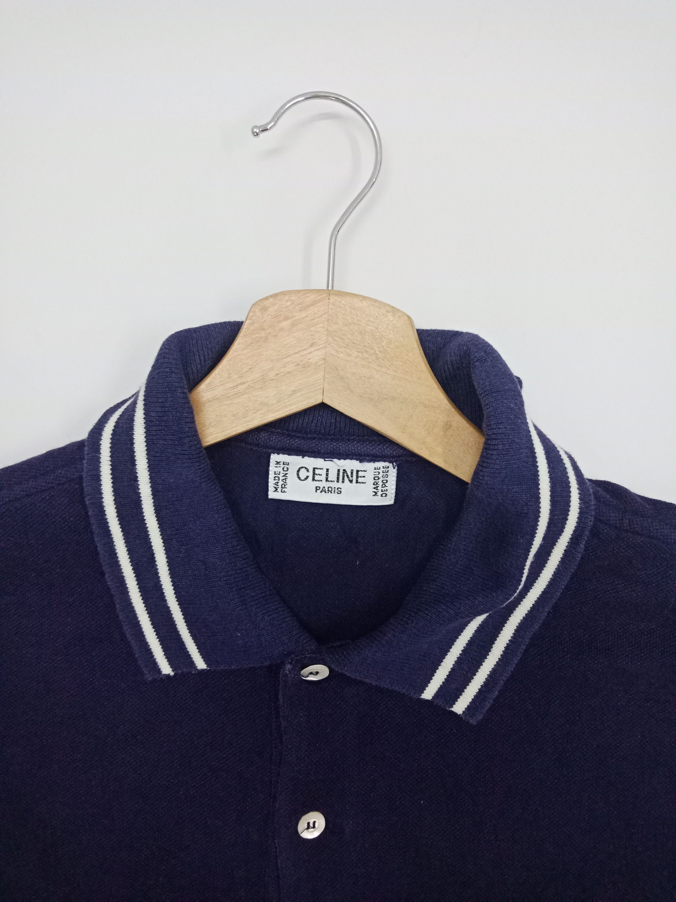 Celine Celine Embroid Polo #D Size US L / EU 52-54 / 3 - 5 Thumbnail
