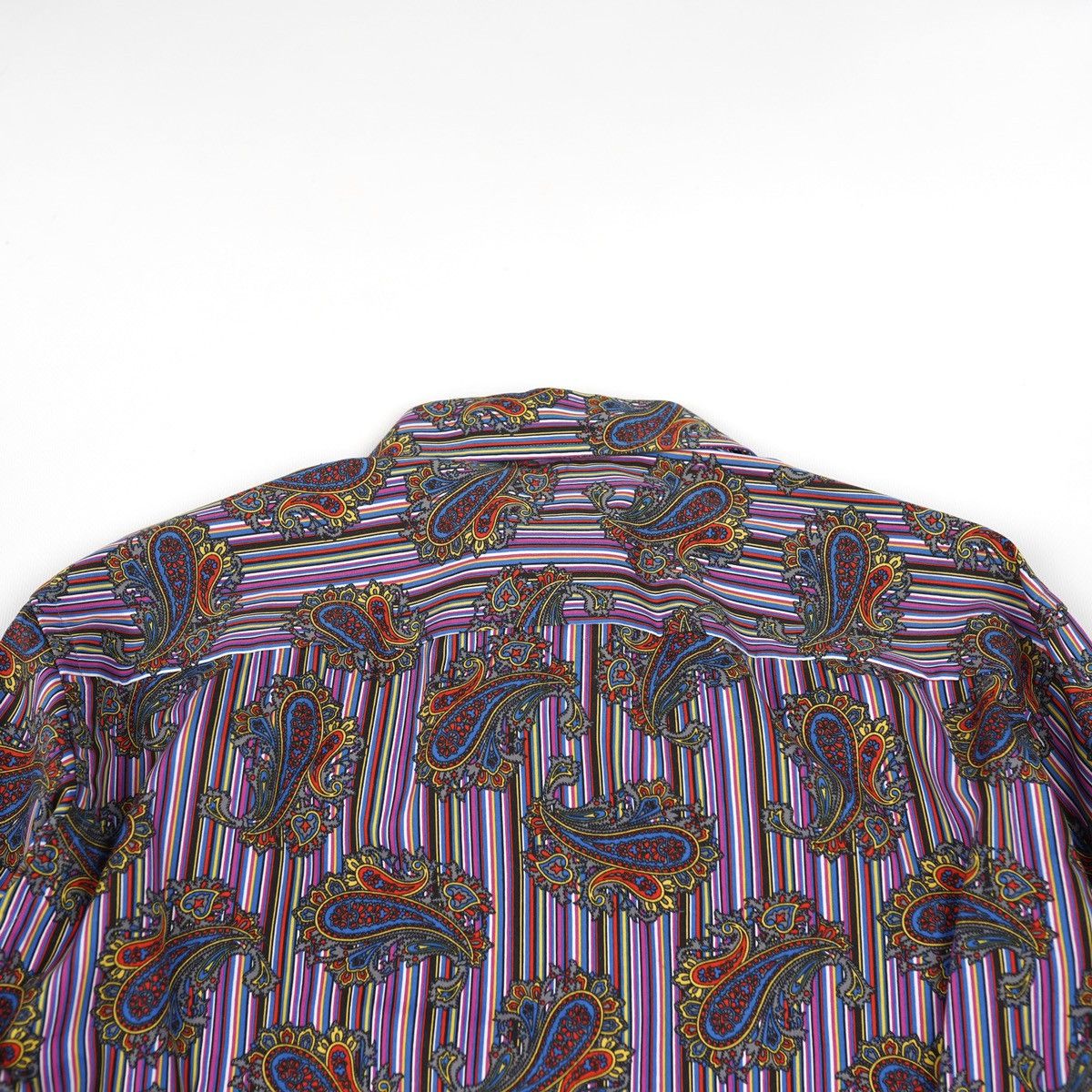 Eton Eton Shirt Purple Multicolor Printed Pattern Size US XL / EU 56 / 4 - 13 Thumbnail