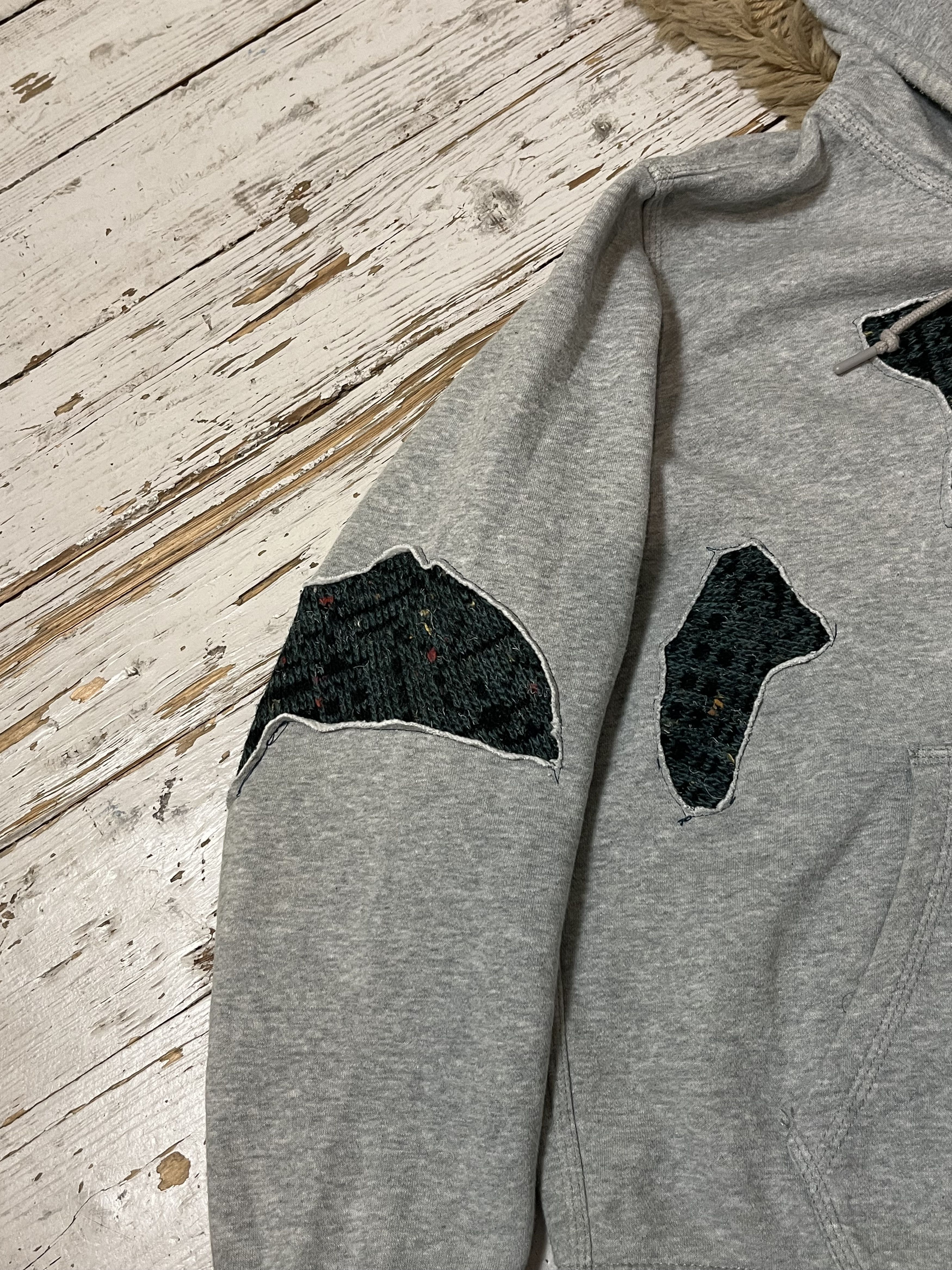Nike × Vintage y2k Reworked Custom Nike Hoodie Coogi Style Knitwear Size US M / EU 48-50 / 2 - 7 Thumbnail