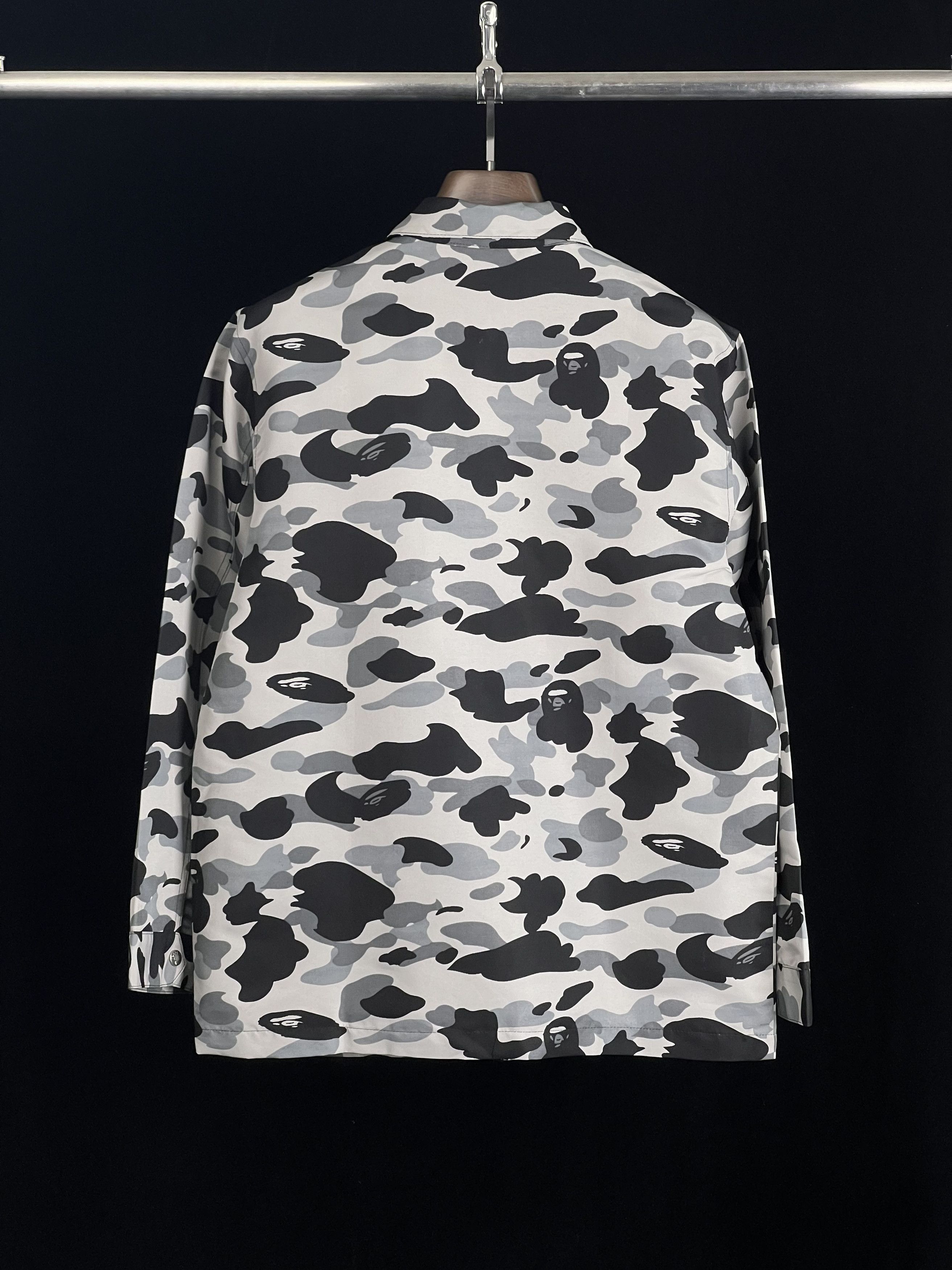 Bape RARE*Gradation Camo Military Shirt Jacket Black L Size US M / EU 48-50 / 2 - 8 Thumbnail