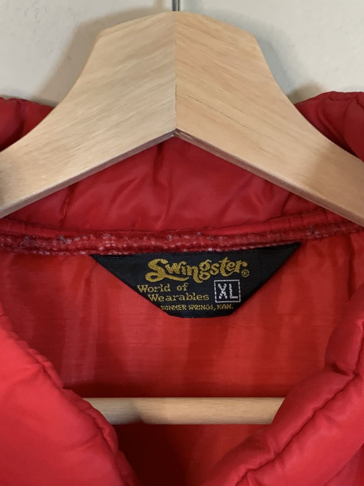 Swingster × Vintage *RARE* Vintage 70’s CAM2 Racing Gasoline Swingster Puff Vest Size US XL / EU 56 / 4 - 5 Thumbnail