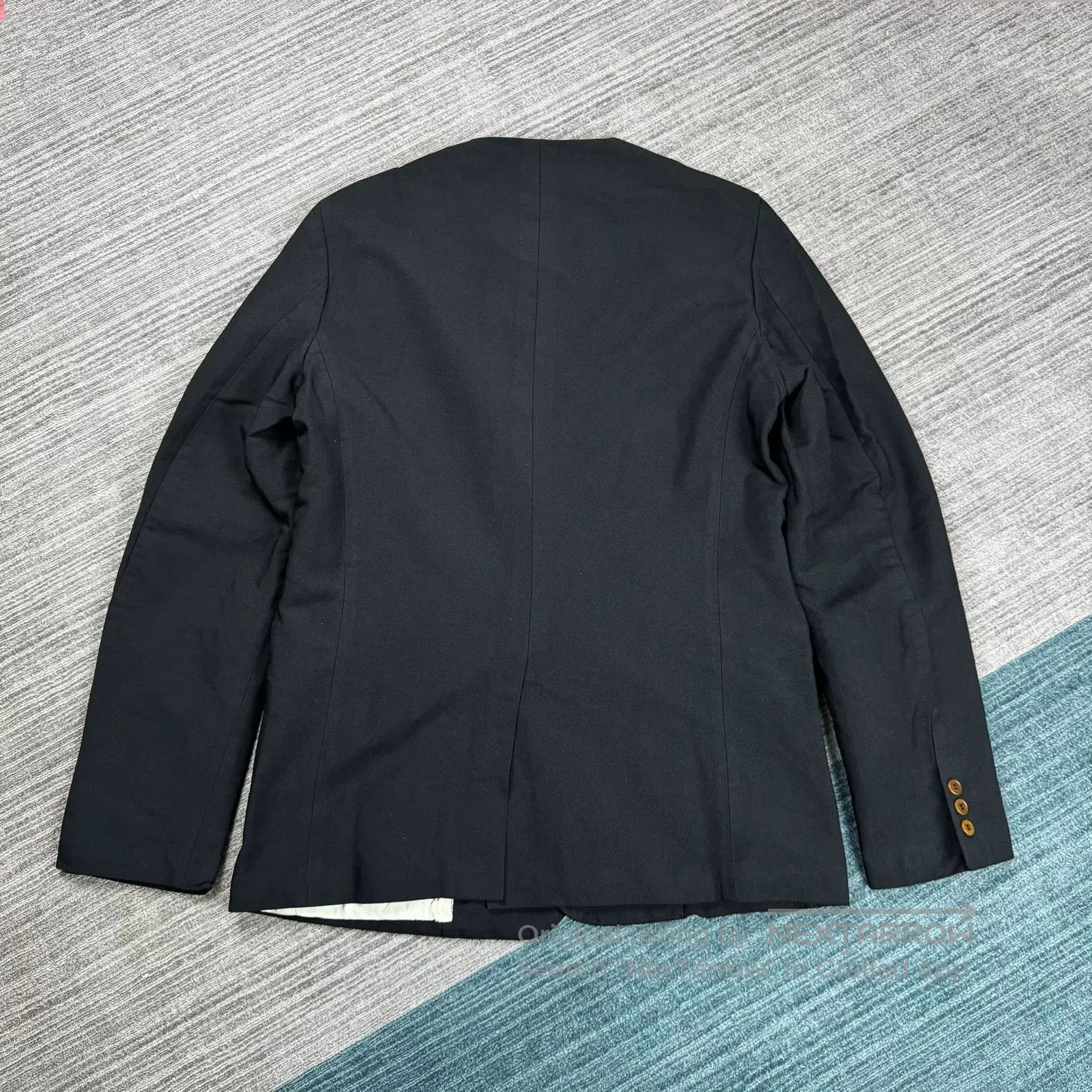 Comme des Garcons CDG Homme Plus Collarless Short Jacket. Size US M / EU 48-50 / 2 - 2 Thumbnail