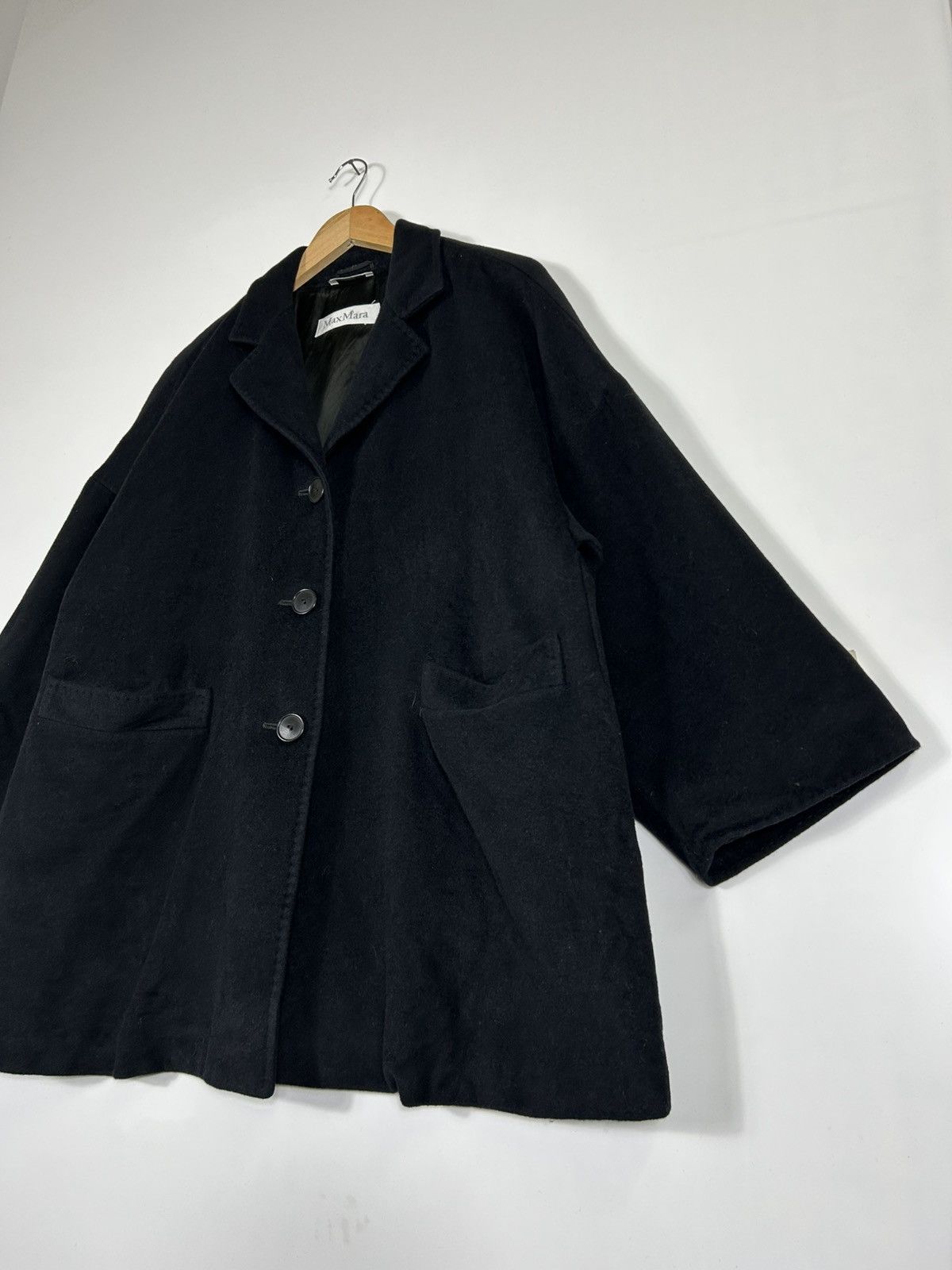 Max Mara 🔥Max Mara Wool Cashmere Baggy Coat Jacket Size S / US 4 / IT 40 - 3 Thumbnail