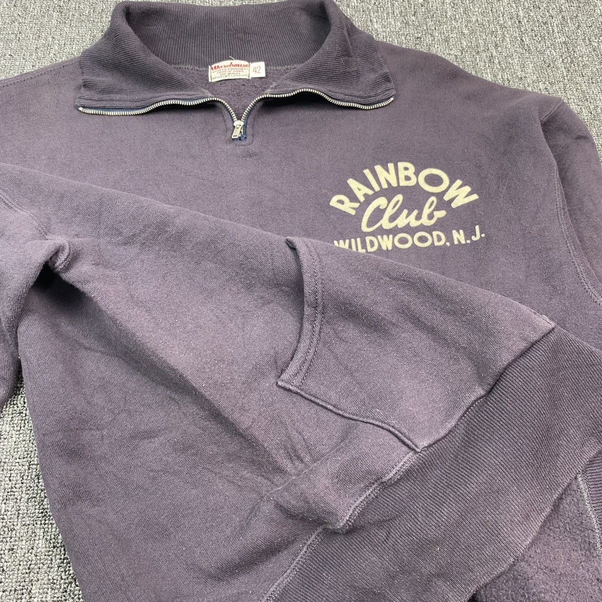 Warehouse & Co. Vintage warehouse rainbow club halfzip sweatshirt Size US L / EU 52-54 / 3 - 6 Thumbnail