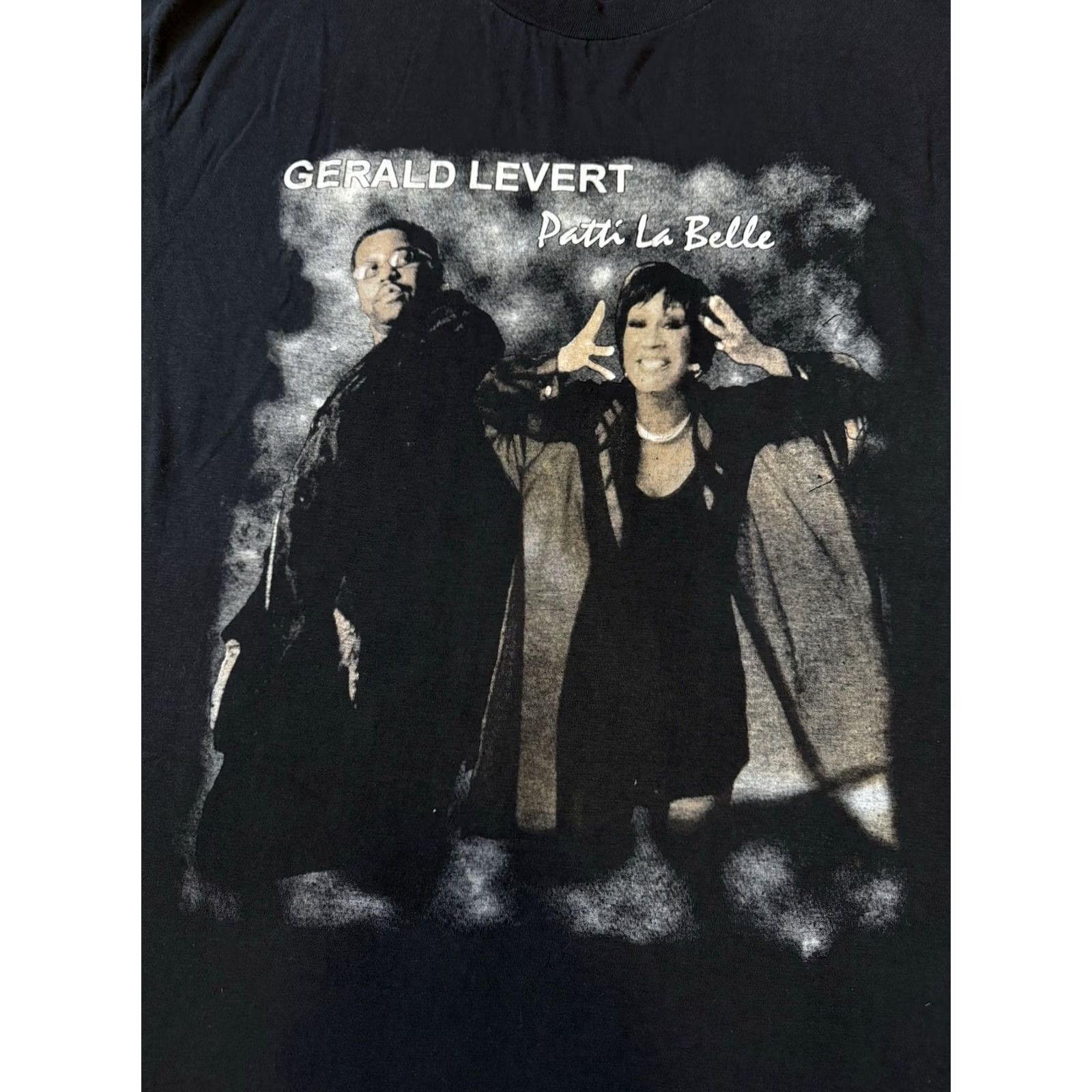 Vintage VINTAGE Gerald Levert Patti LaBelle 90s R&B Soul Pop Band Rap Tee Concert T Shirt Lg Black Size US L / EU 52-54 / 3 - 2 Thumbnail