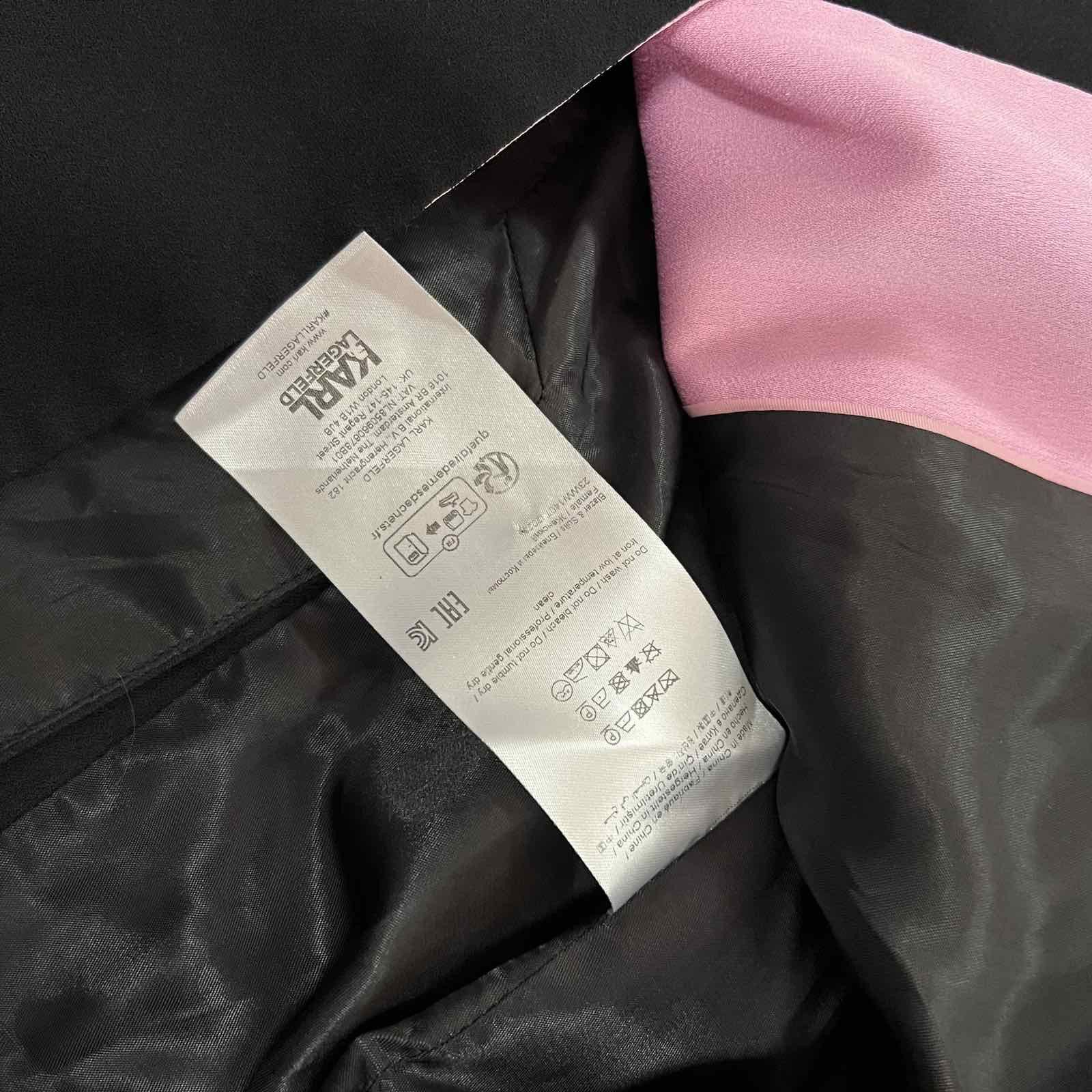 Karl Lagerfeld Karl Lagerfeld Paris Blazer Womens Black Trim Jacket Size M / US 6-8 / IT 42-44 - 6 Thumbnail